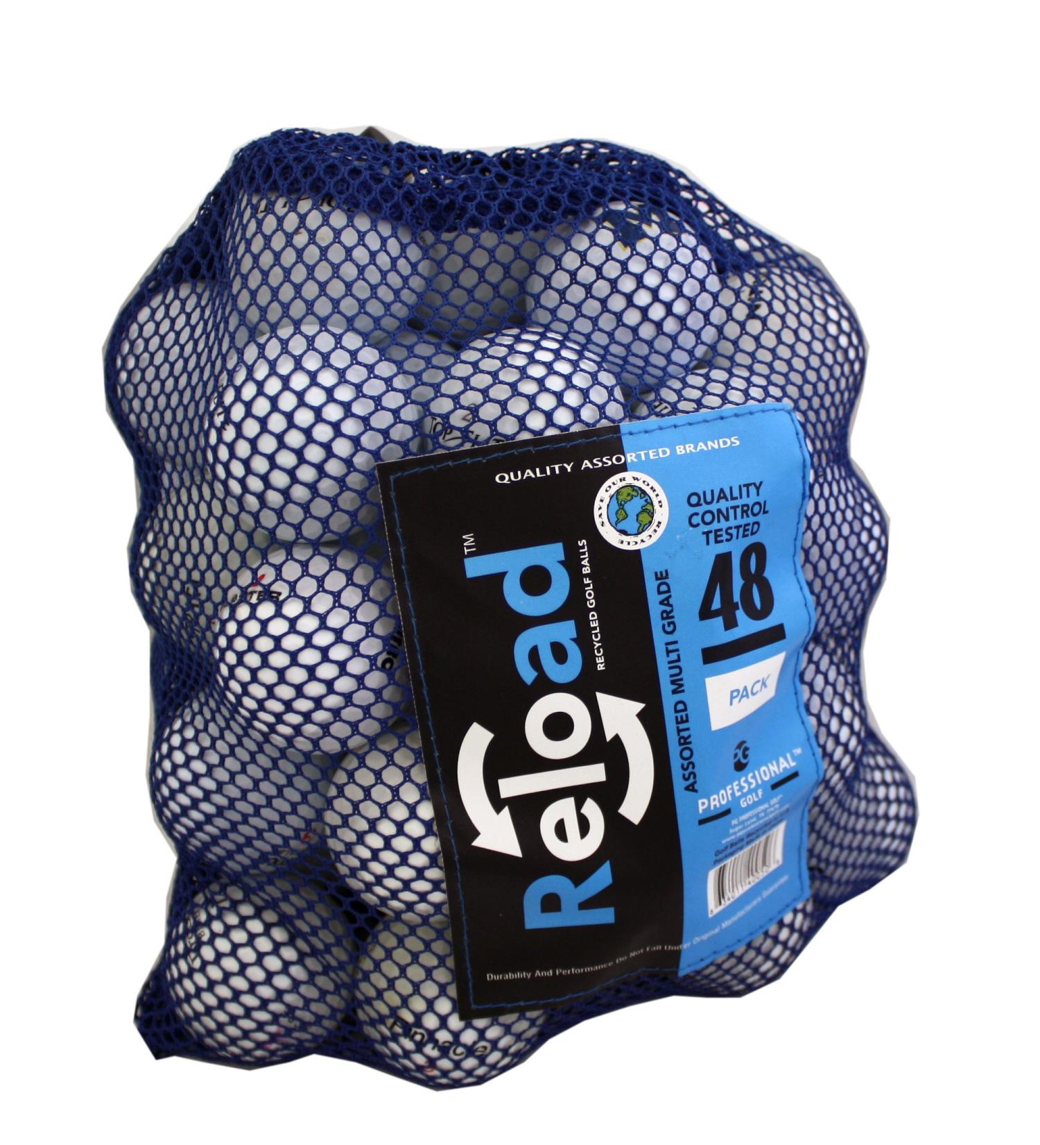 Reload Recycled Golf Balls 48 Ball Mesh Bag