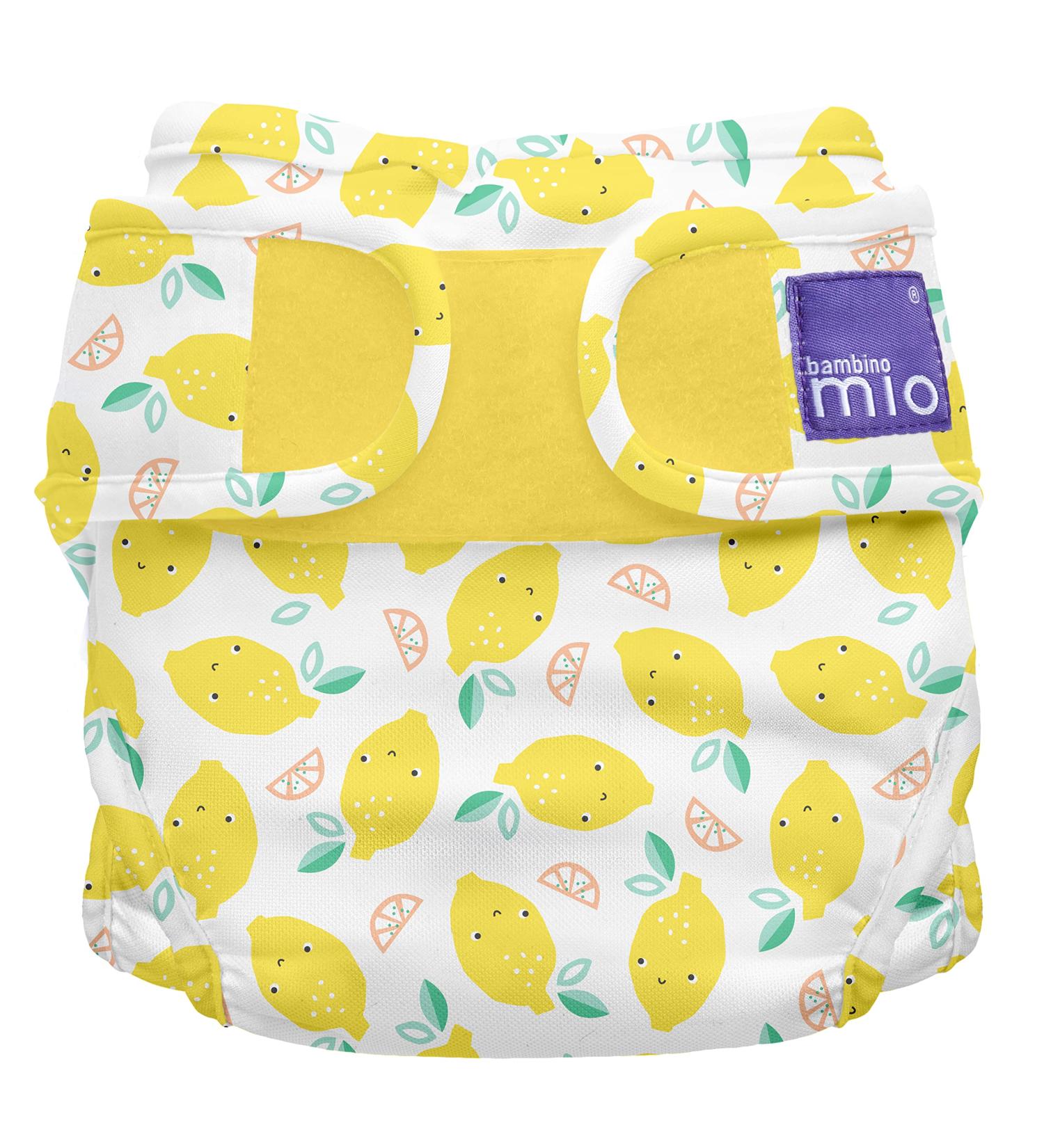 Bambino Mio Mioduo Cloth Diaper Cover - Delicate Lemon Size 2 (9kg+) Eco-Friendly & International Shipping Available - Buy Online on GoSupps.com