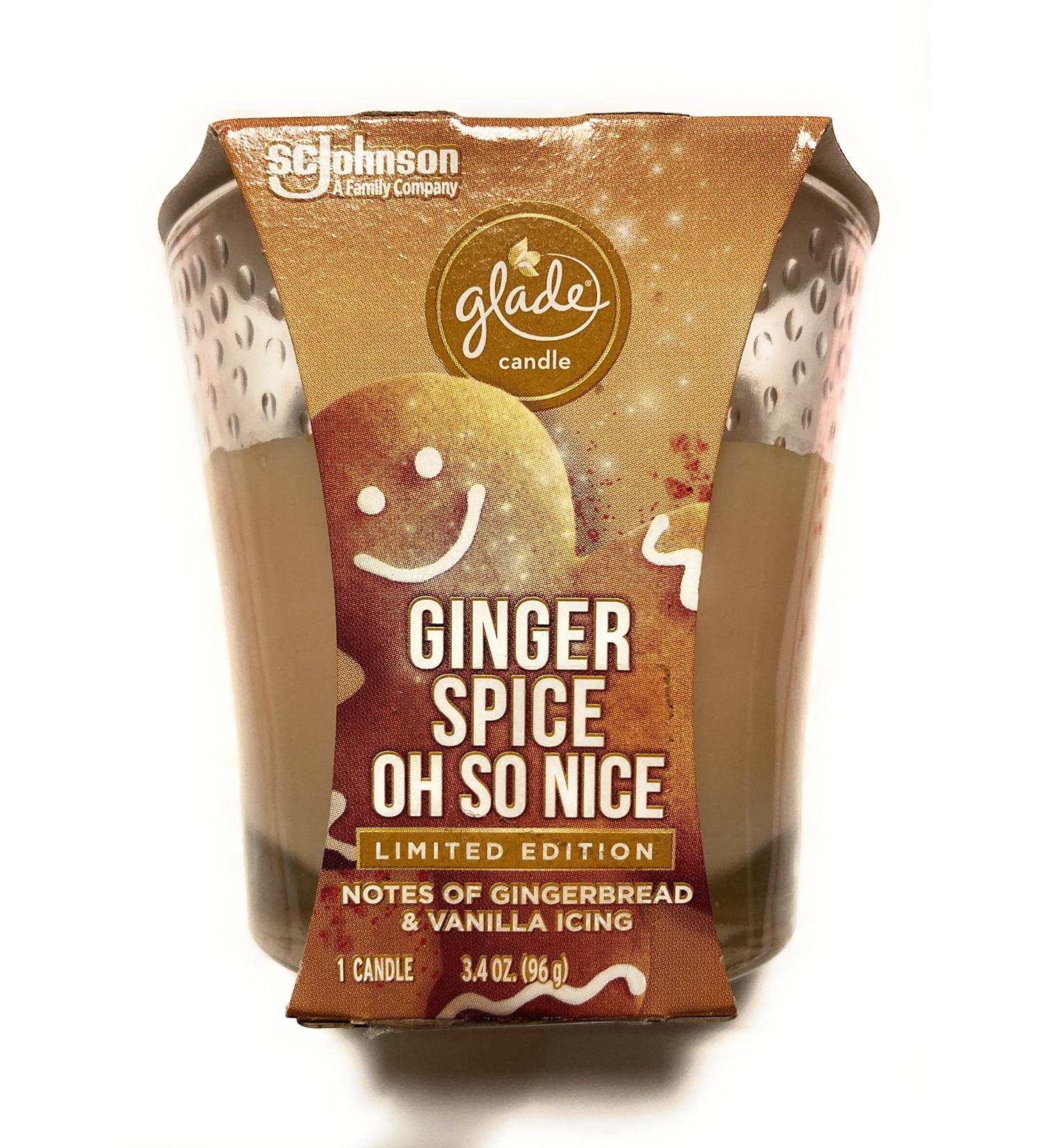 Glade Candle Ginger Spice Oh So Nice