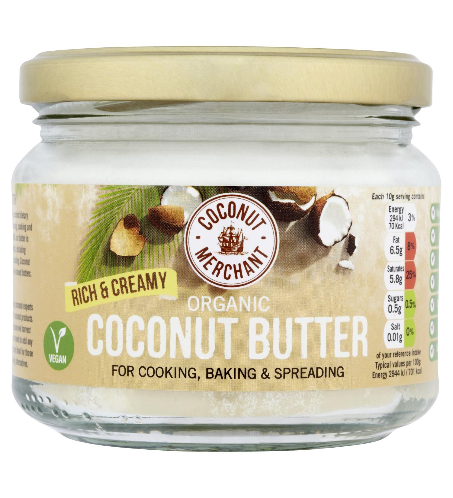 Coconut Merchant Organic Coconut Butter/Rich/Creamy 300 g