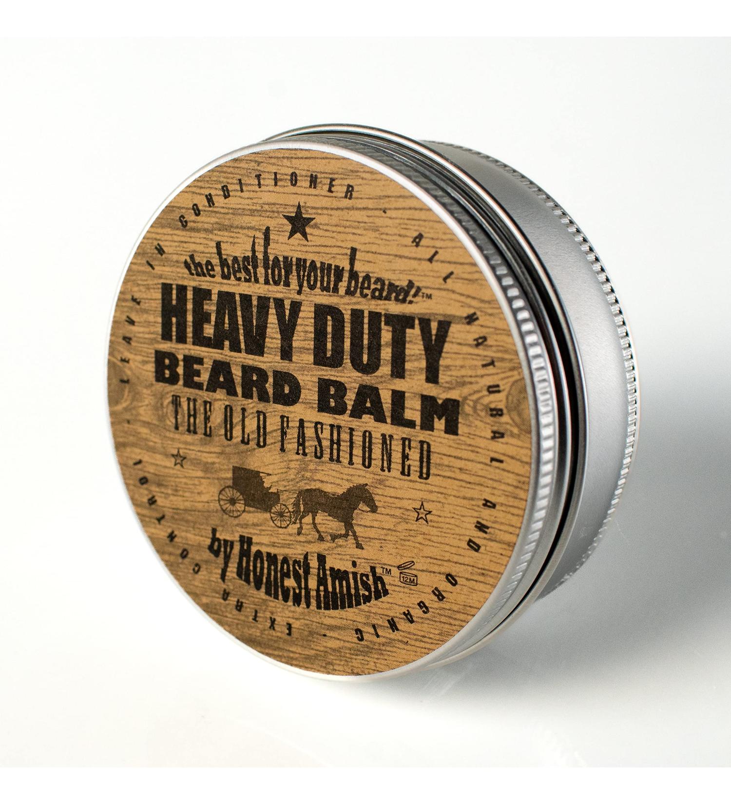 Honest Amish Heavy Duty Beard Balm - 4 oz Twist Tin - Buy Online on GoSupps.com