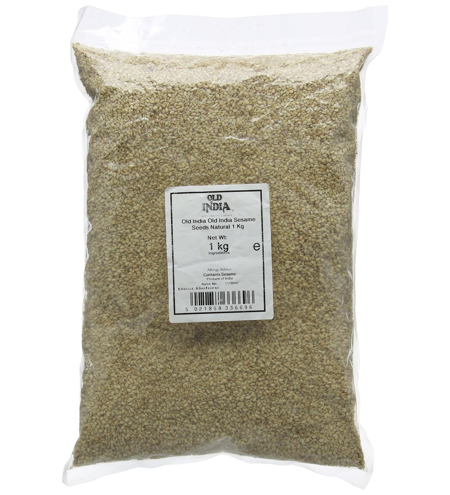 Old India Sesame Seeds Natural 1000 Gram Sesame 1kg