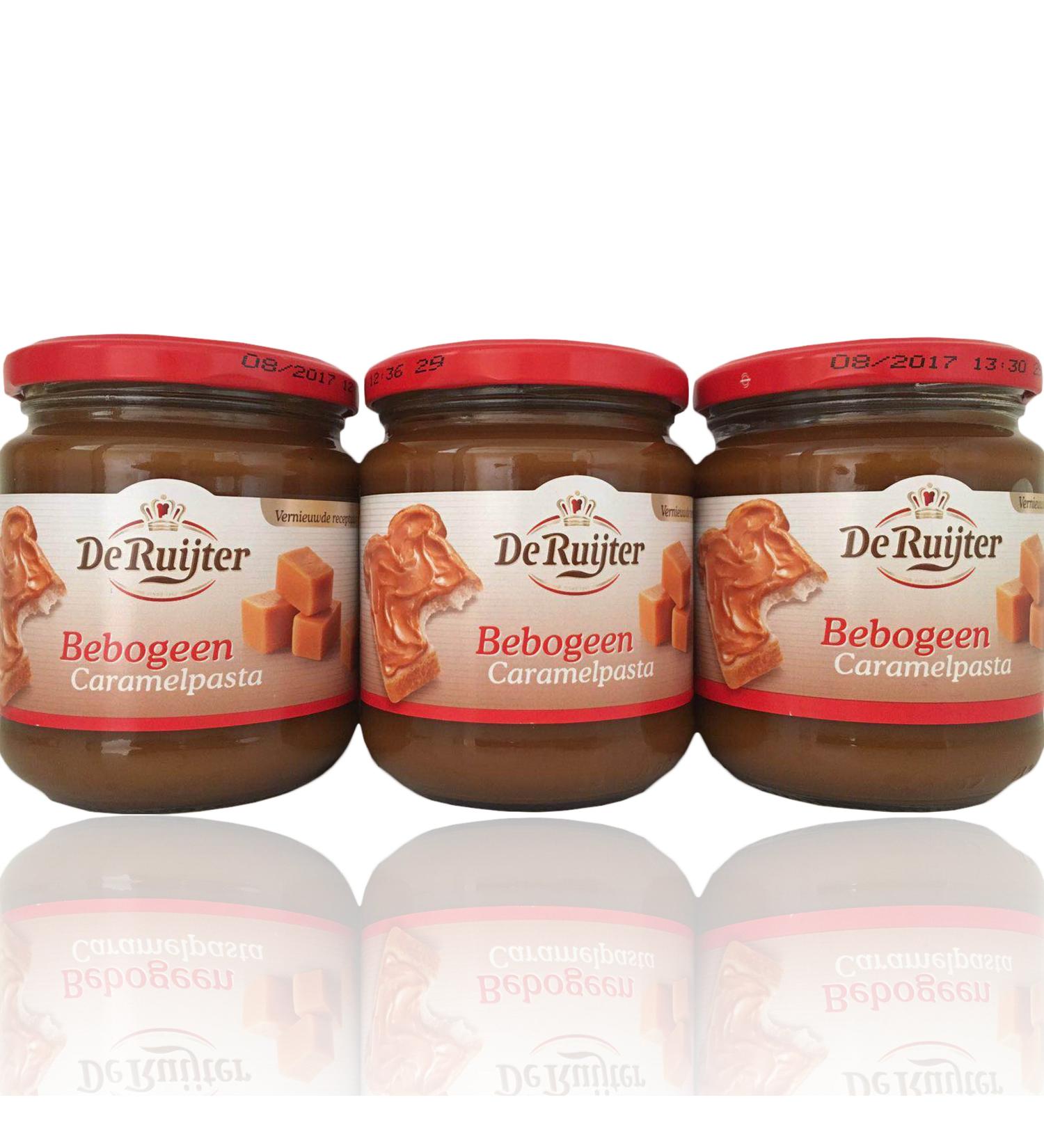The Ruijter De Ruijter Bebooge Caramel Paste delicious caramel bread filling made from tasty caramel cream for a sweet breakfast or desserts - Buy Online on GoSupps.com