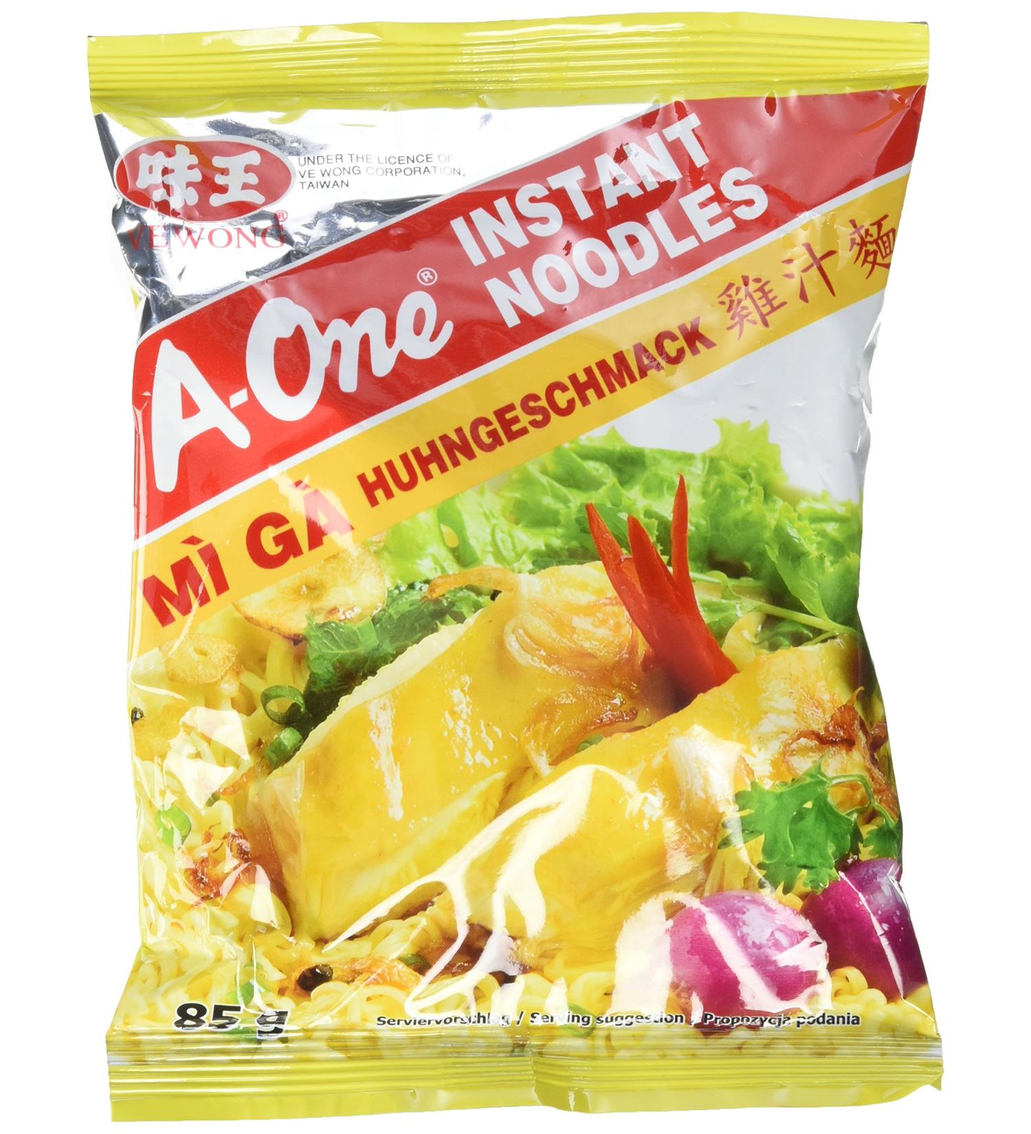 Buy A-ONE Instant Noodles Chicken Flavor - 30 Pack (30 x 85g) | International Shipping Available - Buy Online on GoSupps.com