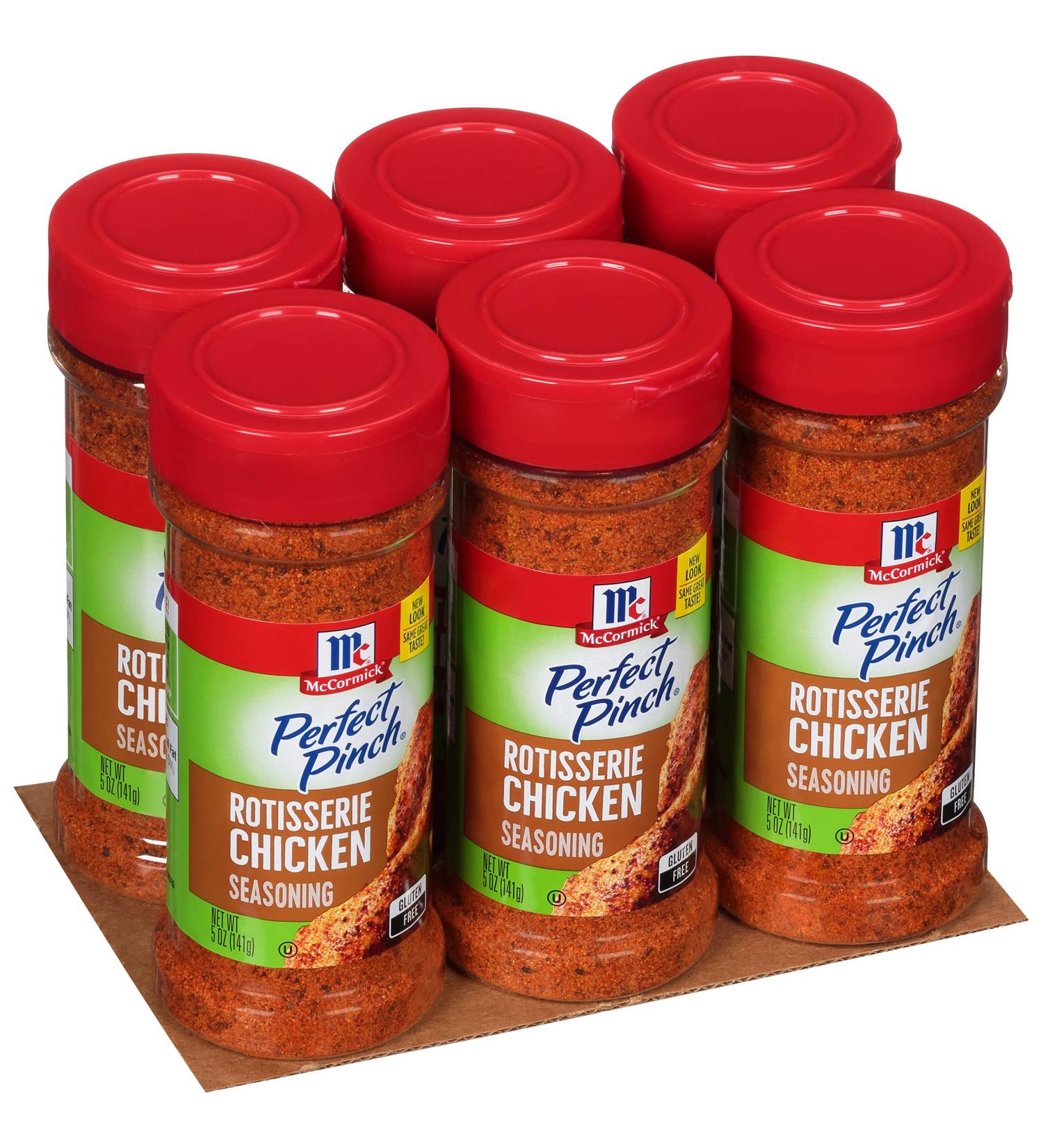 McCormick Perfect Pinch Rotisserie Chicken Seasoning 5 oz - Pack of 6 - Buy Online on GoSupps.com