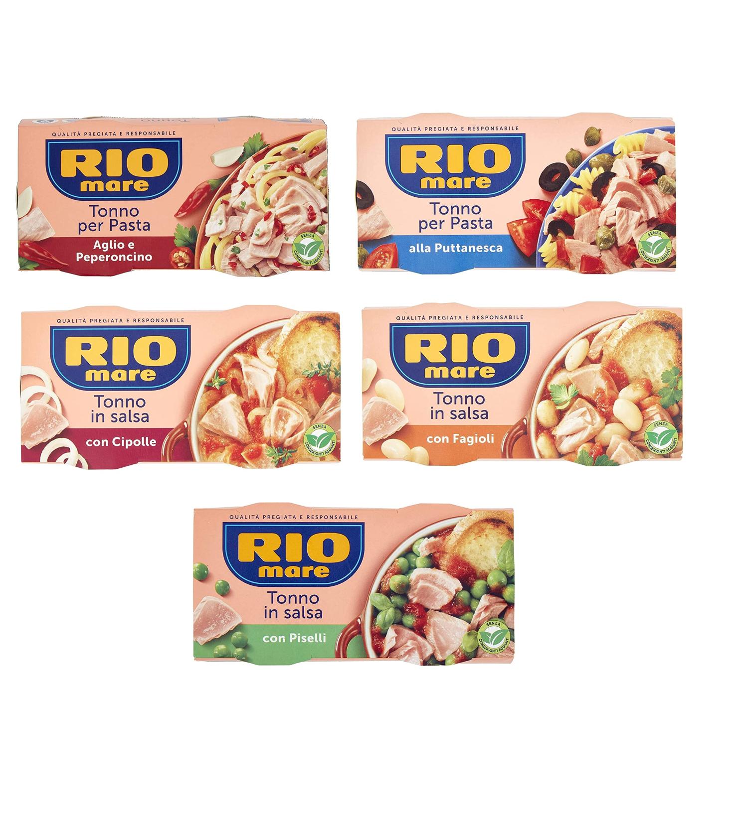Rio Mare Per Pasta Trial Pack Tuna in Olive Oil 10 x 160 g - Buy Online on GoSupps.com