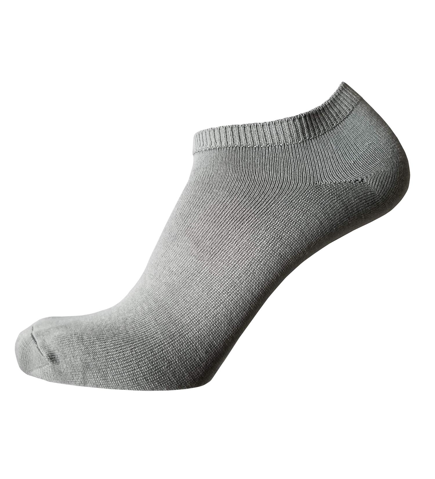 SHAII Gray No Show Low Cut Non-Binding Socks for Women - Small-Medium - Buy Online on GoSupps.com