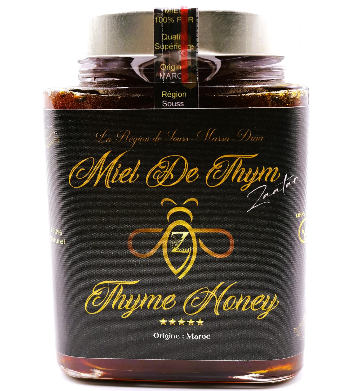 Miel de Thym du Maroc | Saveur Puissante & Propri t s Bienfaisantes. Pot de 900 g - Buy Online on GoSupps.com