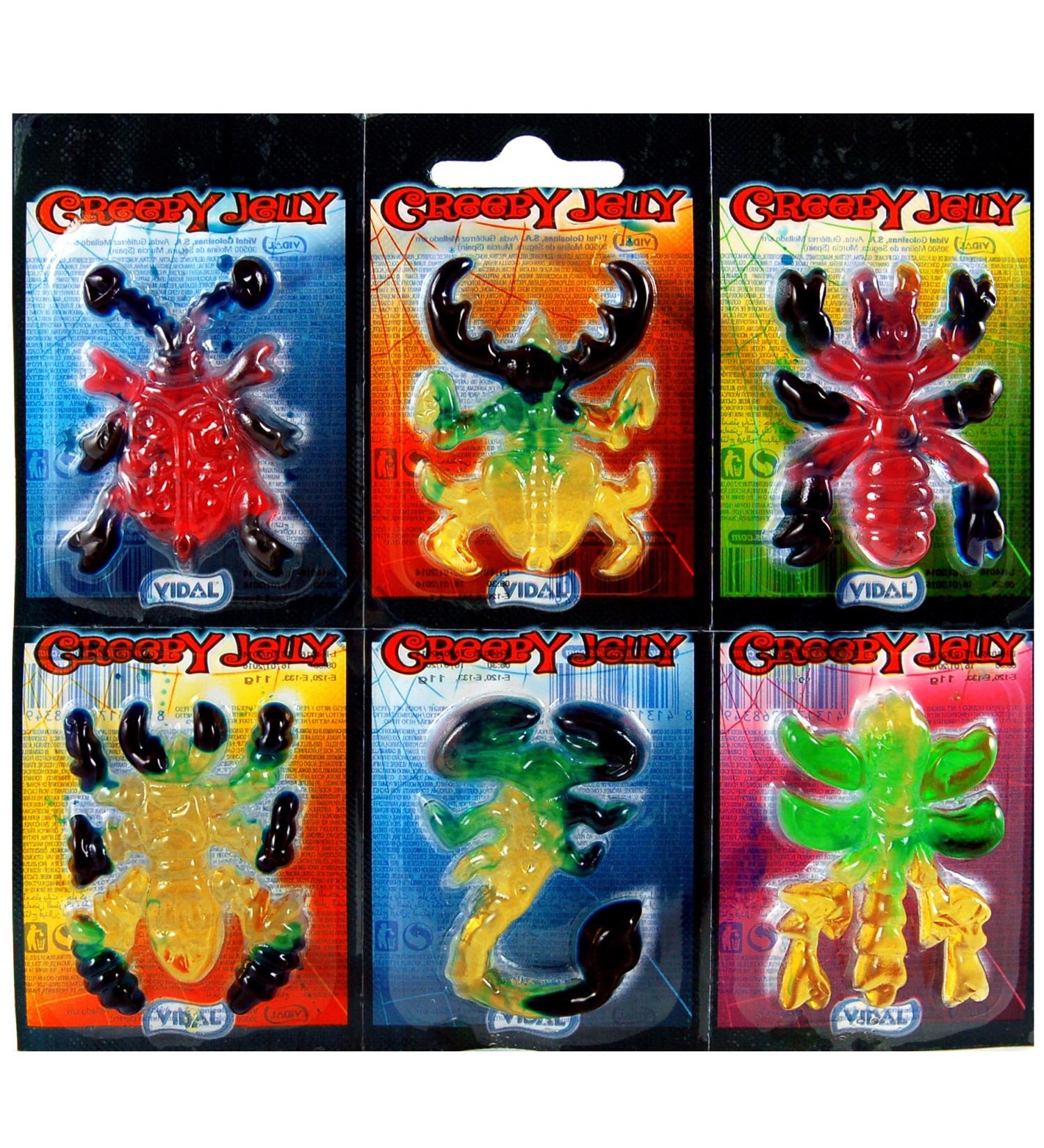  Horror-Shop Horror-Shop Vidal Creepy Jelly Fruity Rubber Insects (Pack of 6) - Buy Online on GoSupps.com