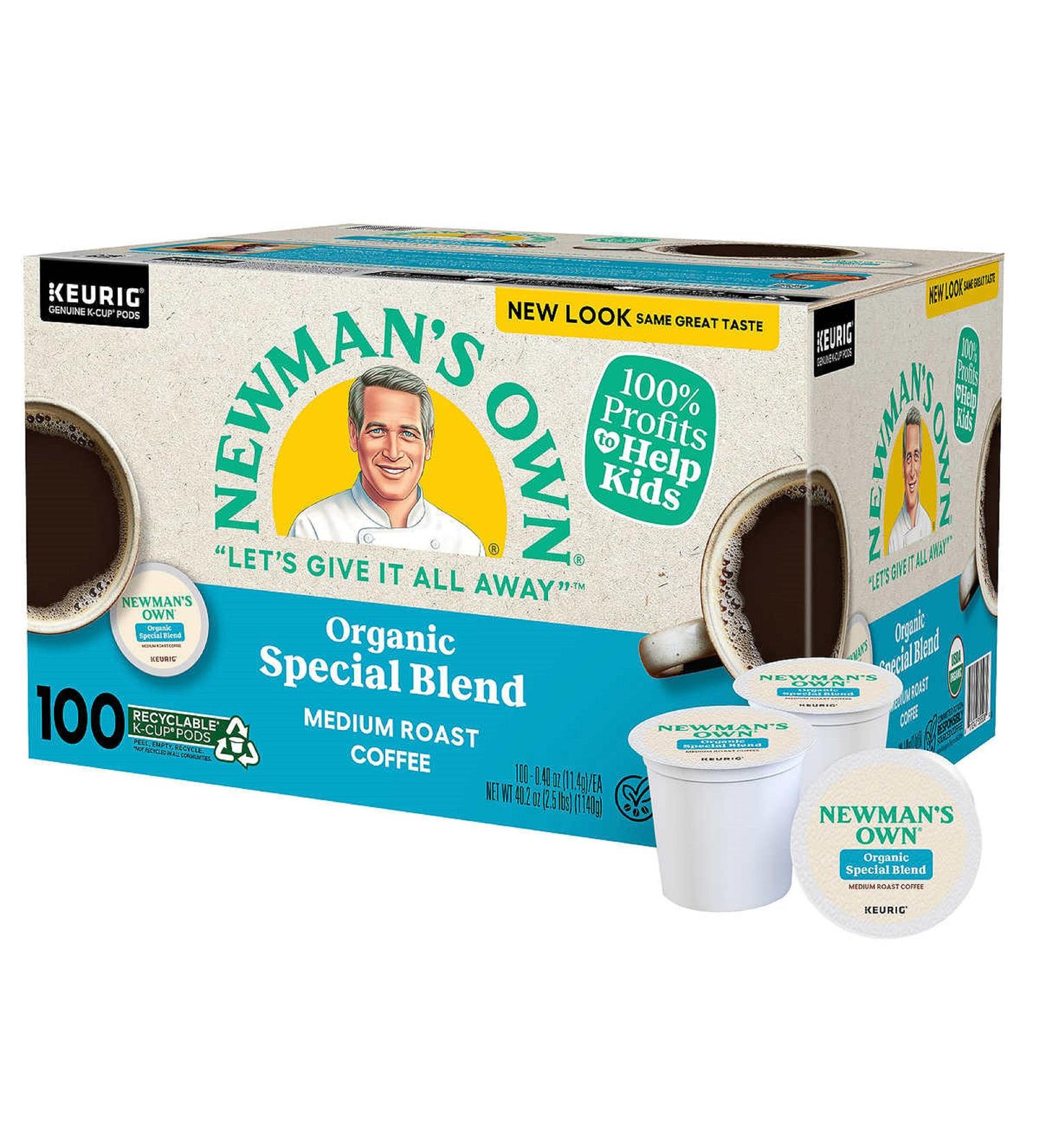 Newman's Own Organics Coffee K-Cup Pods Special Blend (100 ct.) - Buy Online on GoSupps.com