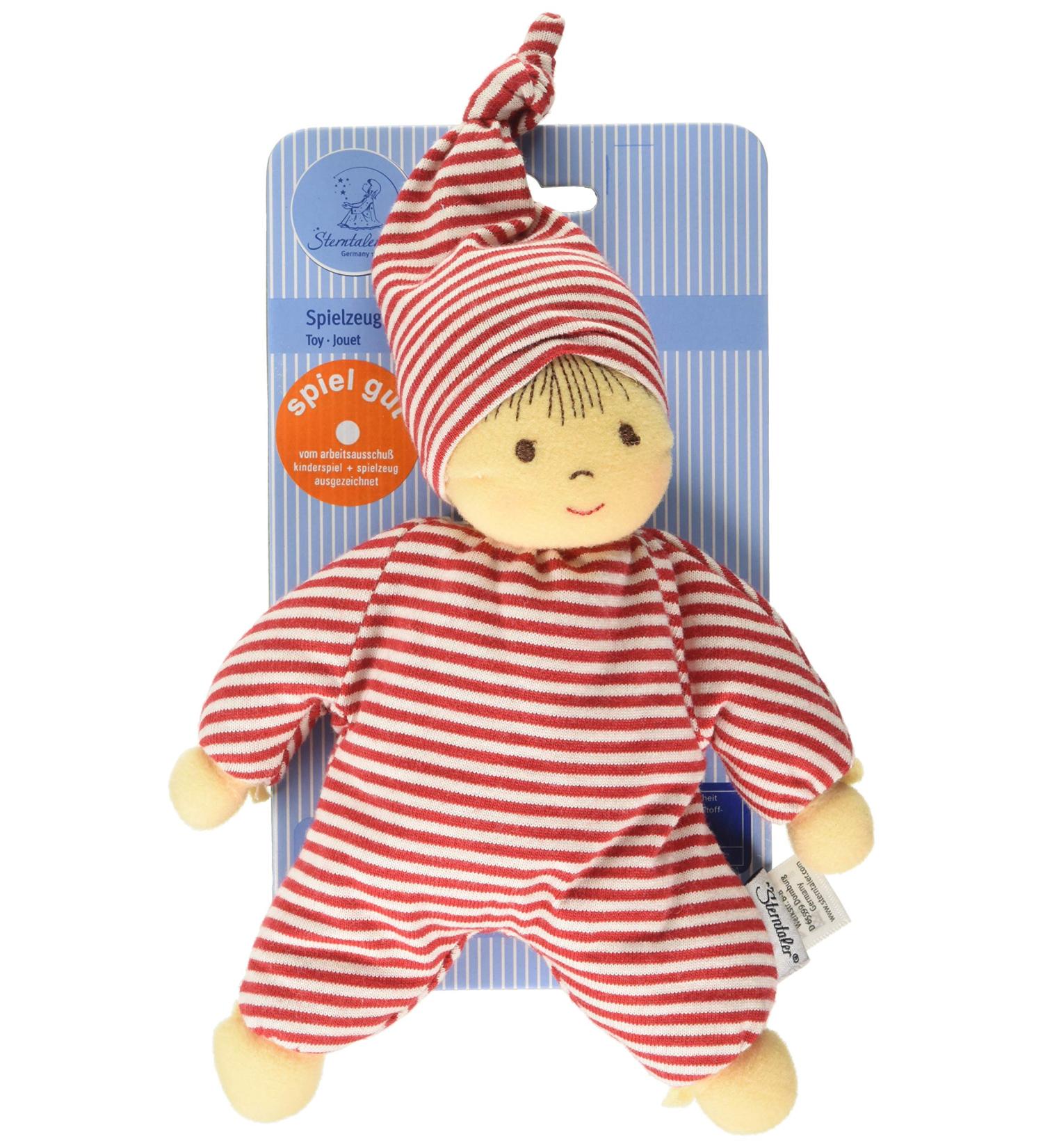 Buy Sterntaler 3015034 Play Doll Heiko | Rattle Toy for Babies | 23 cm Red/White | International Shipping Available - Buy Online on GoSupps.com
