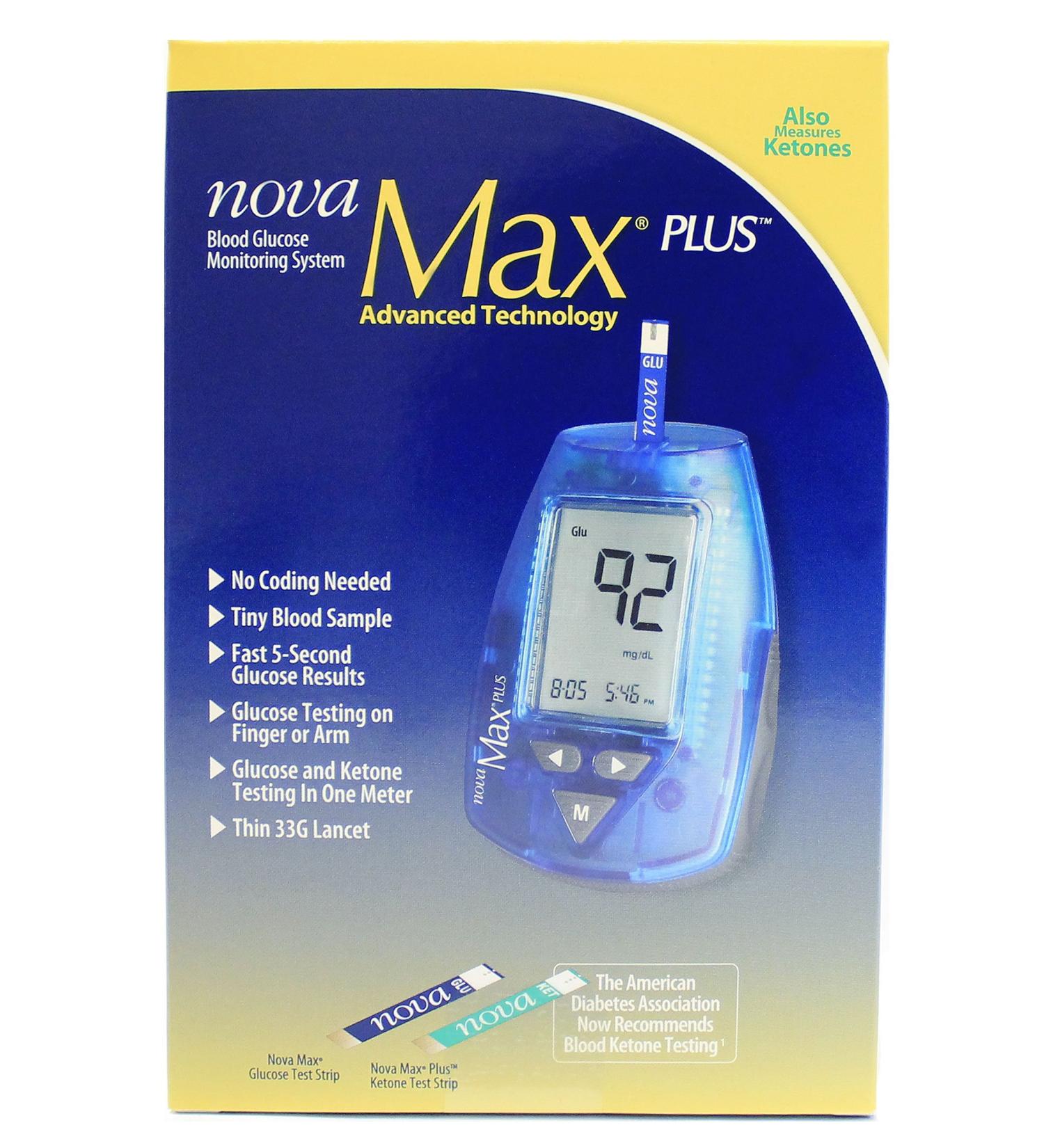 Nova Max Plus Glucose Meter