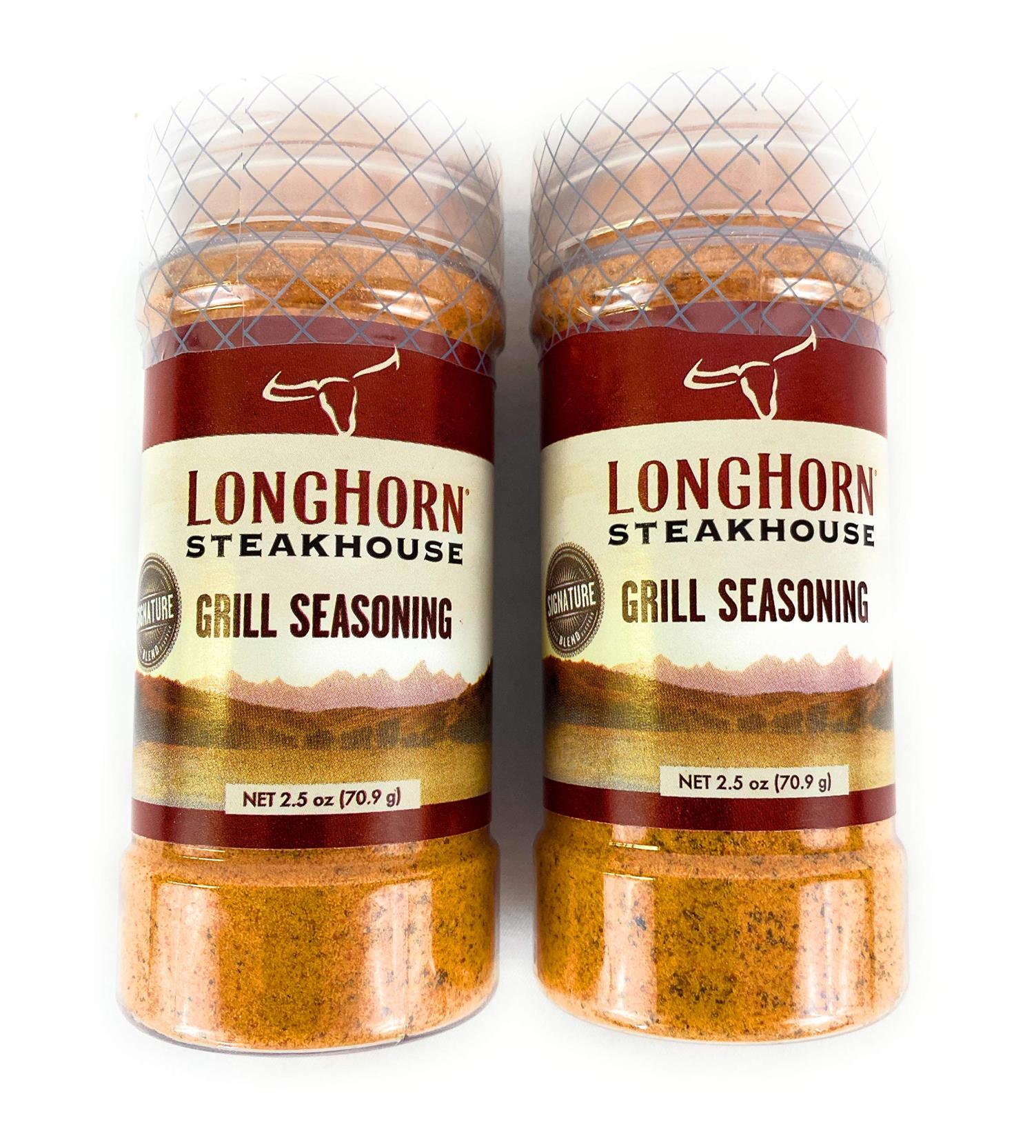 2 Pack Longhorn Steakhouse Signature Grill Seasoning