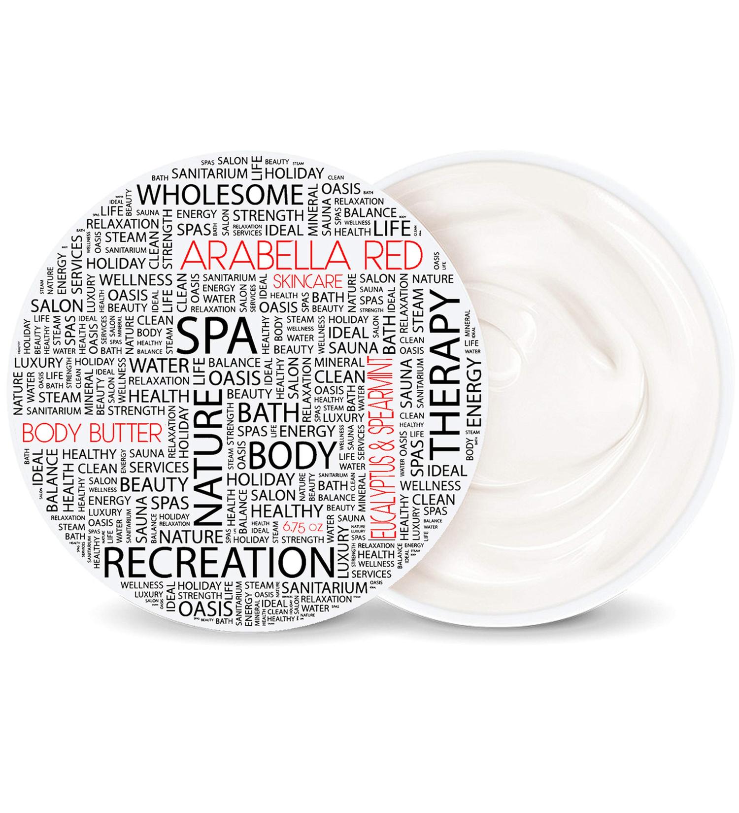 Midwest Sea Salt Company Eucalyptus & Spearmint Whipped Body Butter - 6.75oz - All Natural