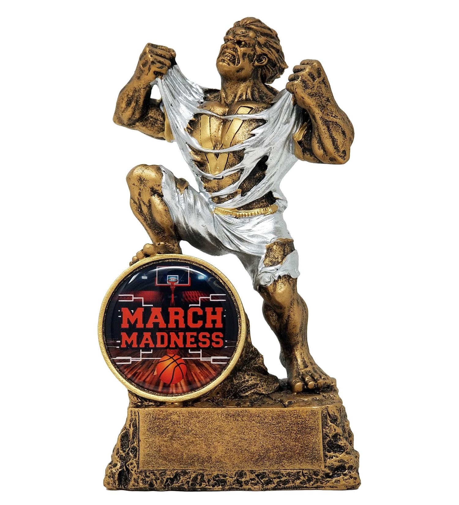 Customize Now March Madness Decade Awards Monster Trophy | Engraved Victory Beast Award - 6.75 Inch - Buy Online on GoSupps.com