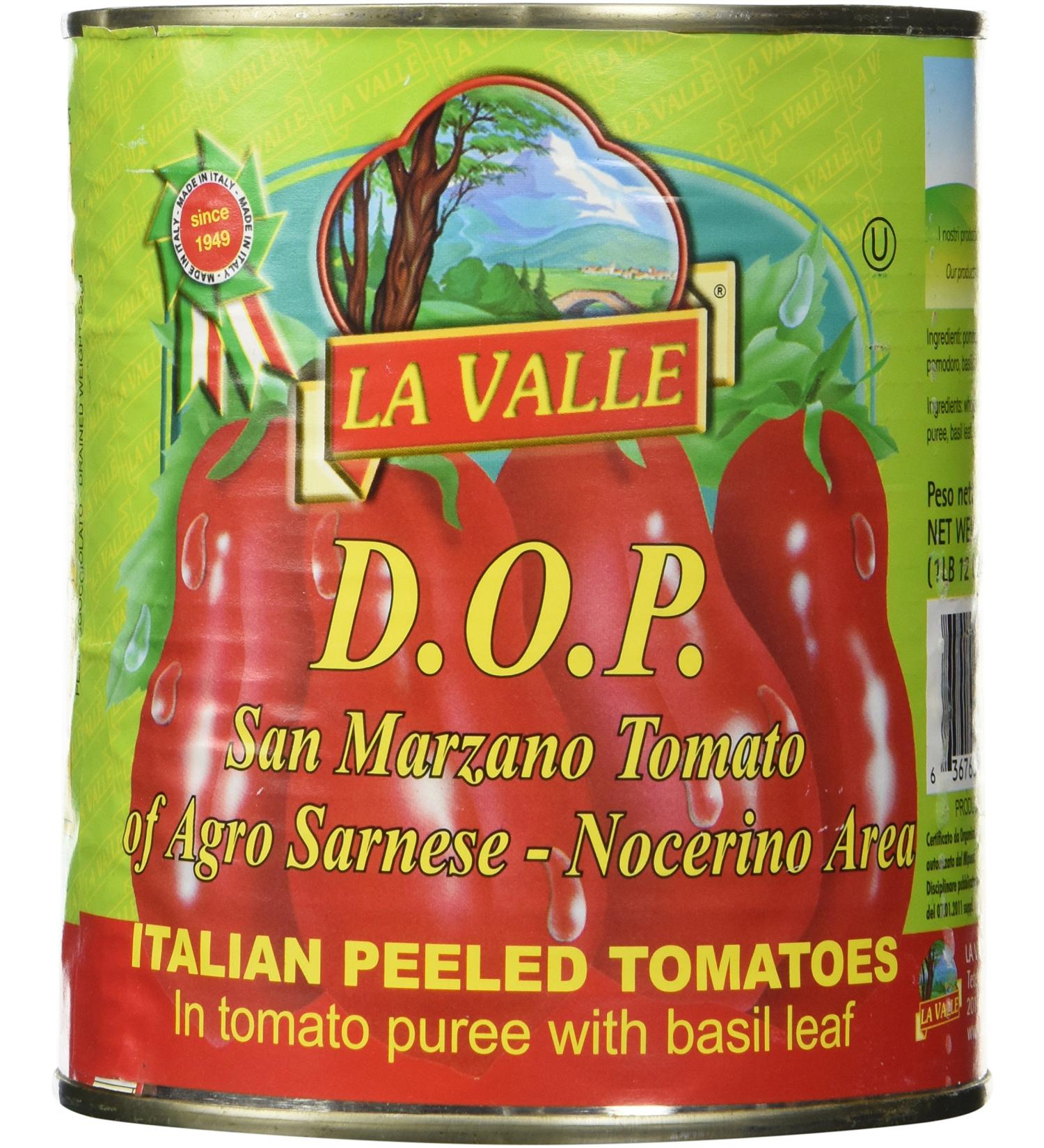 La Valle San Marzano DOP Tomatoes 28oz - 5 Pack | Premium Italian Quality - Buy Online on GoSupps.com