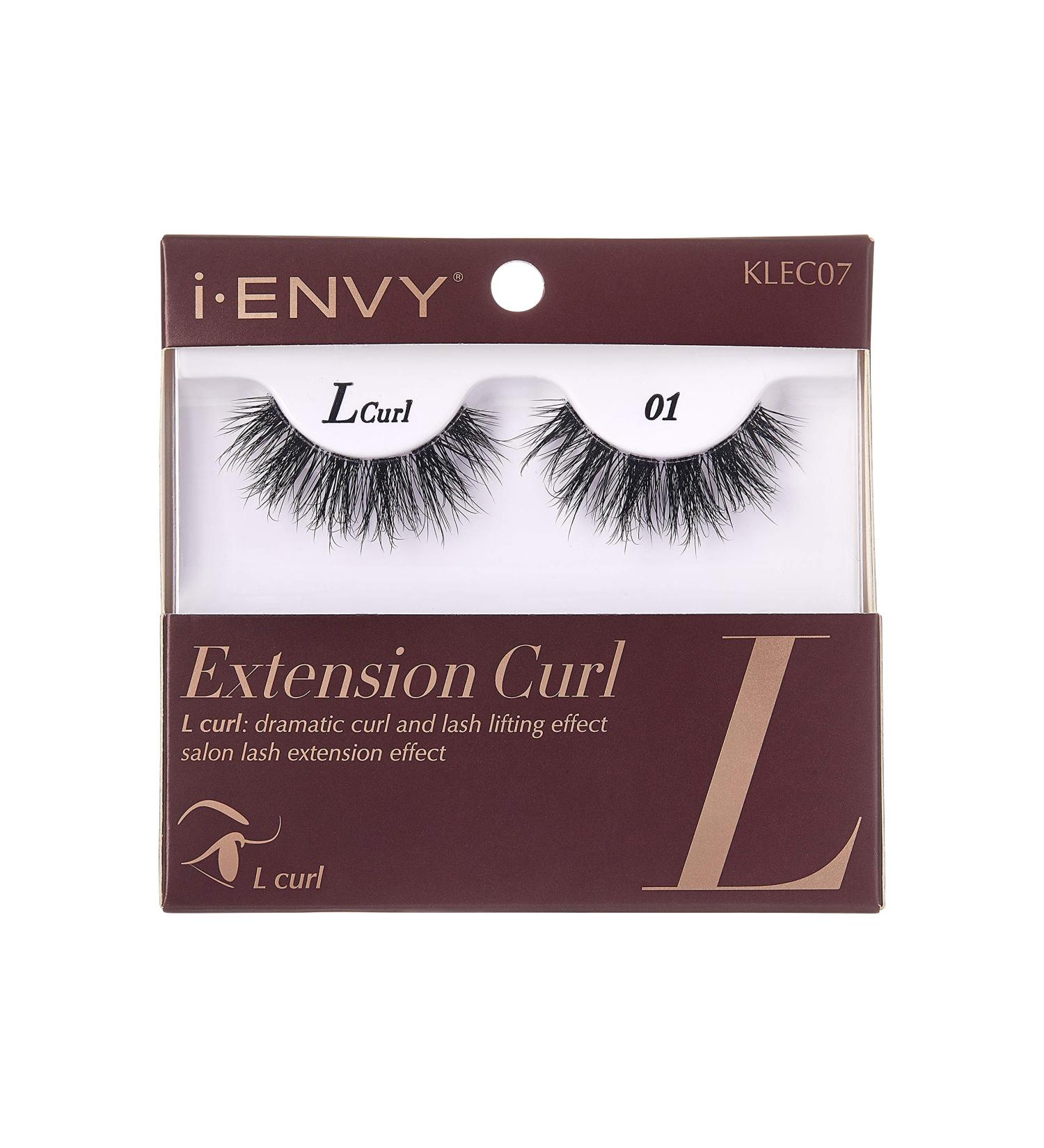 i-Envy L Curl Natural False Eyelashes - Salon Extension Effect | 1 Pair - Buy Online on GoSupps.com