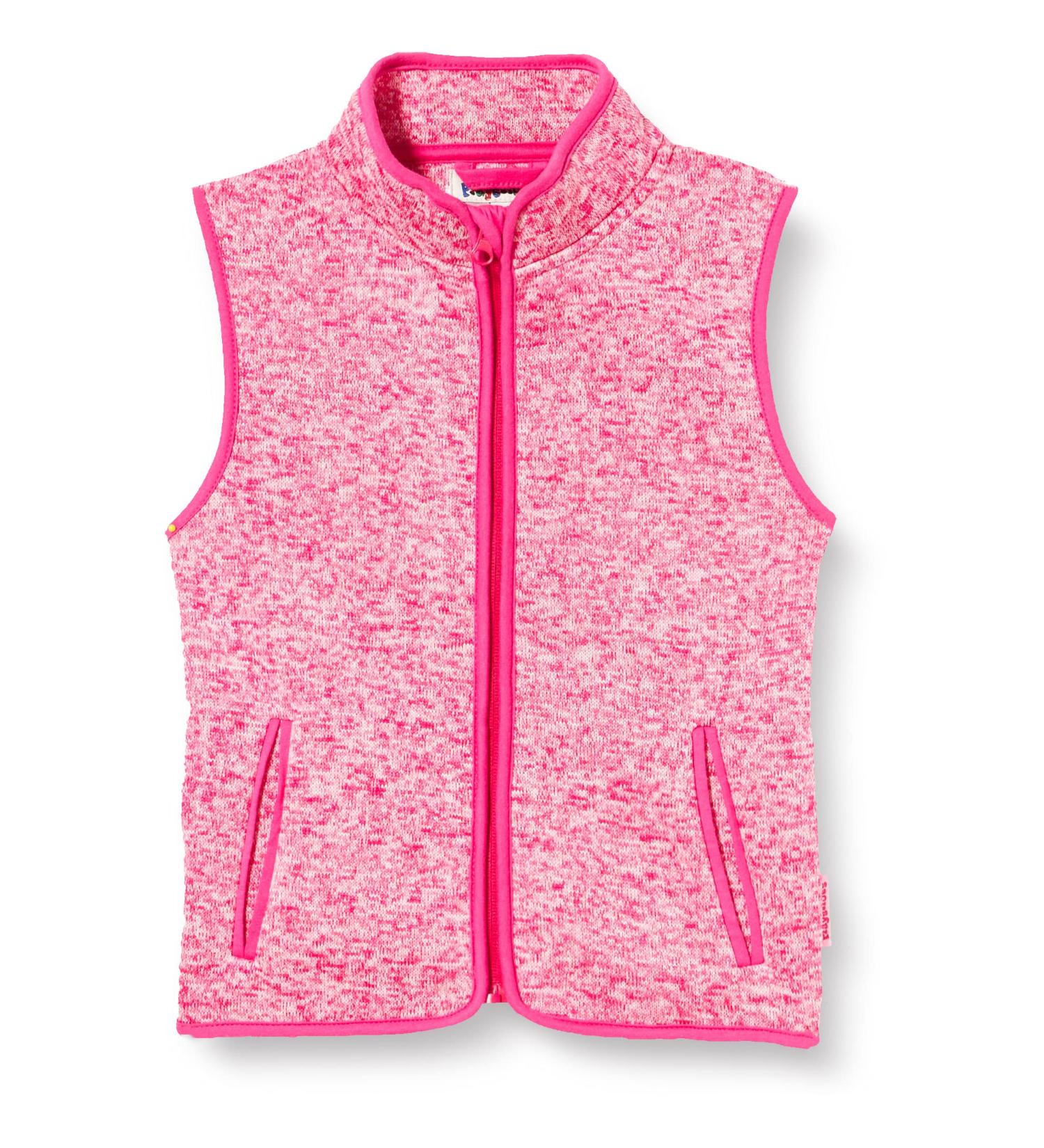 Playshoes Kids Fleece Vest 116 Pink Knitted Outdoor Top [Unisex] - Buy Online on GoSupps.com