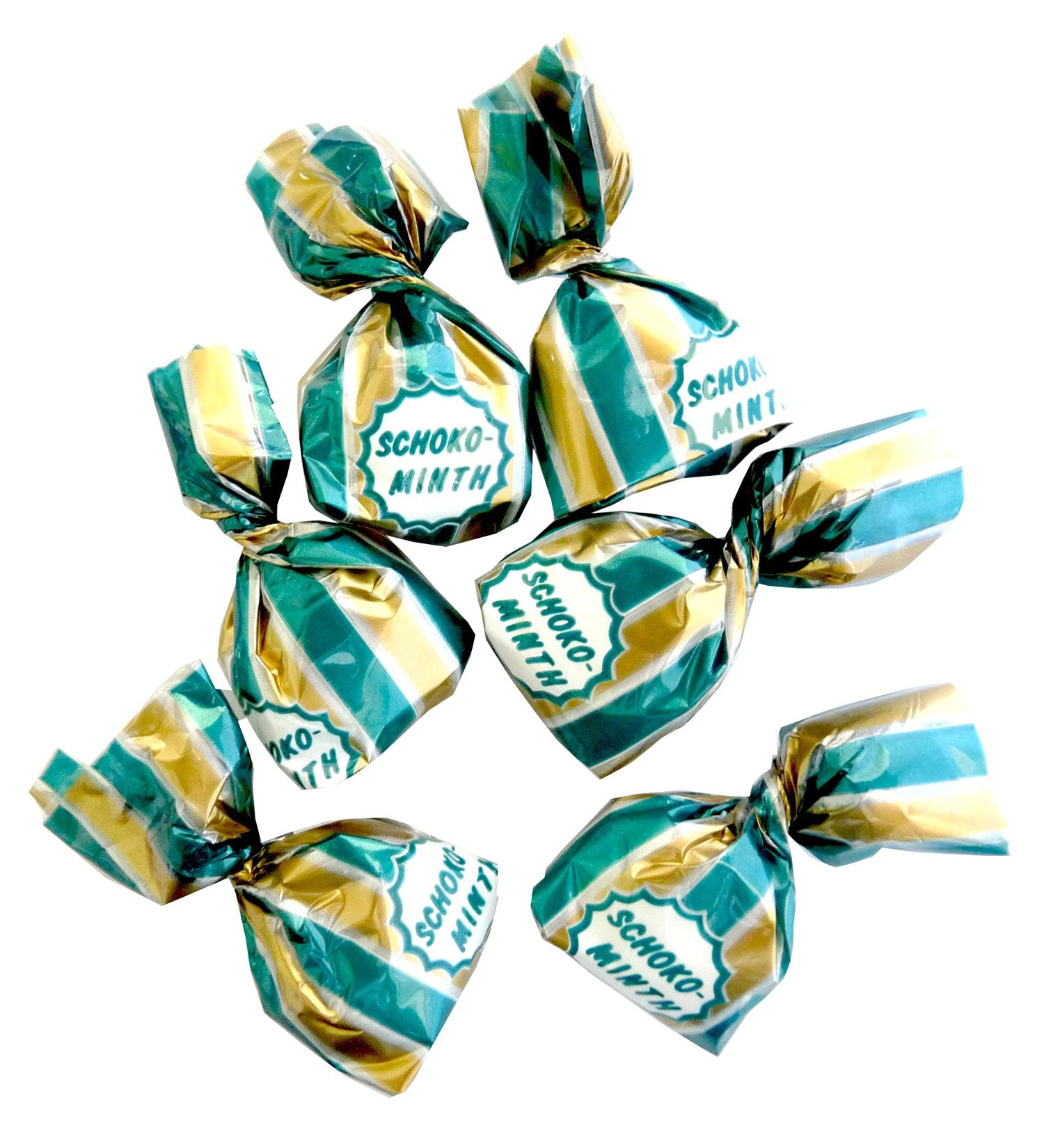 Chocolate Mint filled wrapped 500 g bag Edel-Bonbon Tee-Meyer
