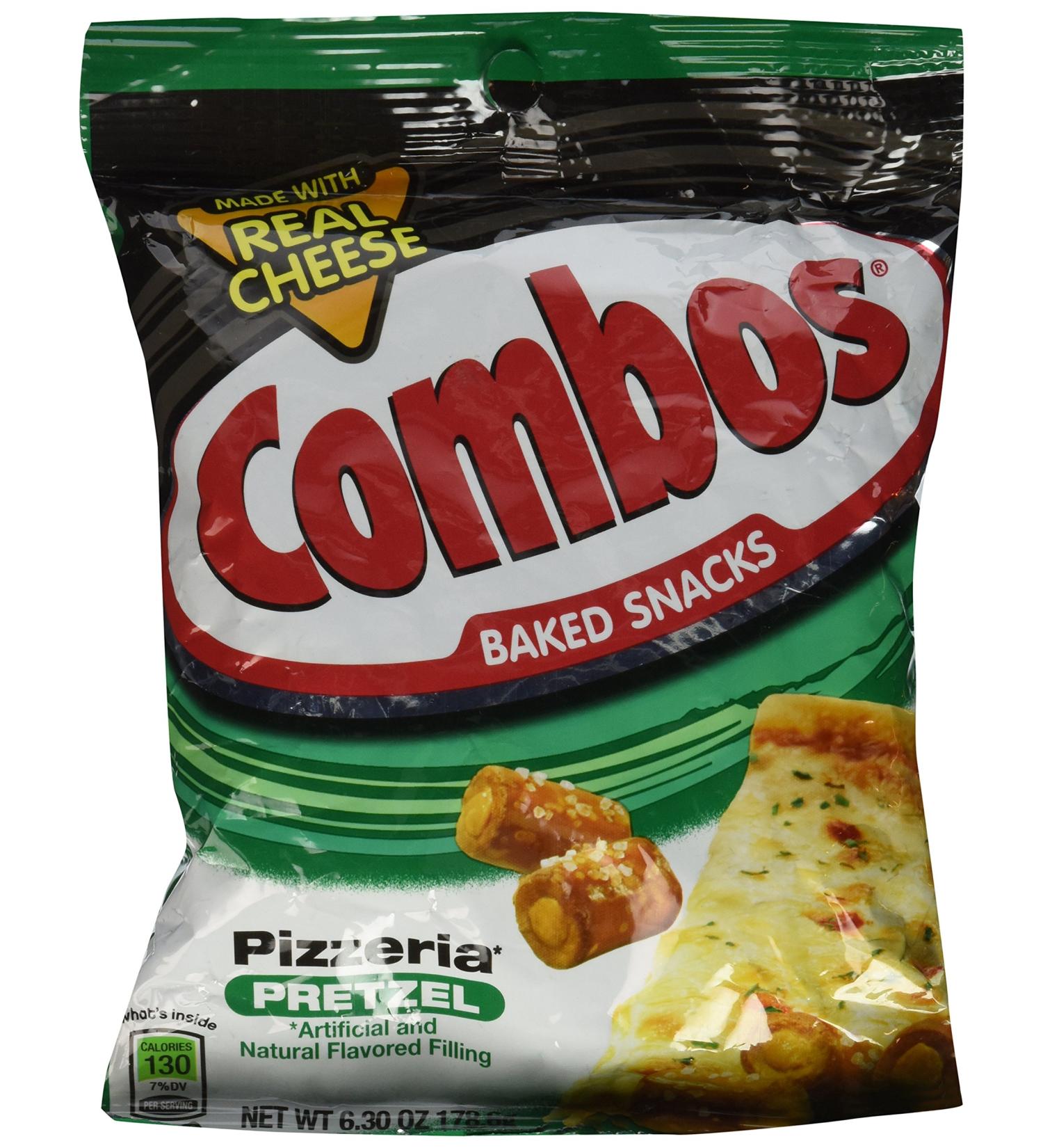 Combos Pizzeria Pretzel 6.3oz 178.6g green bag