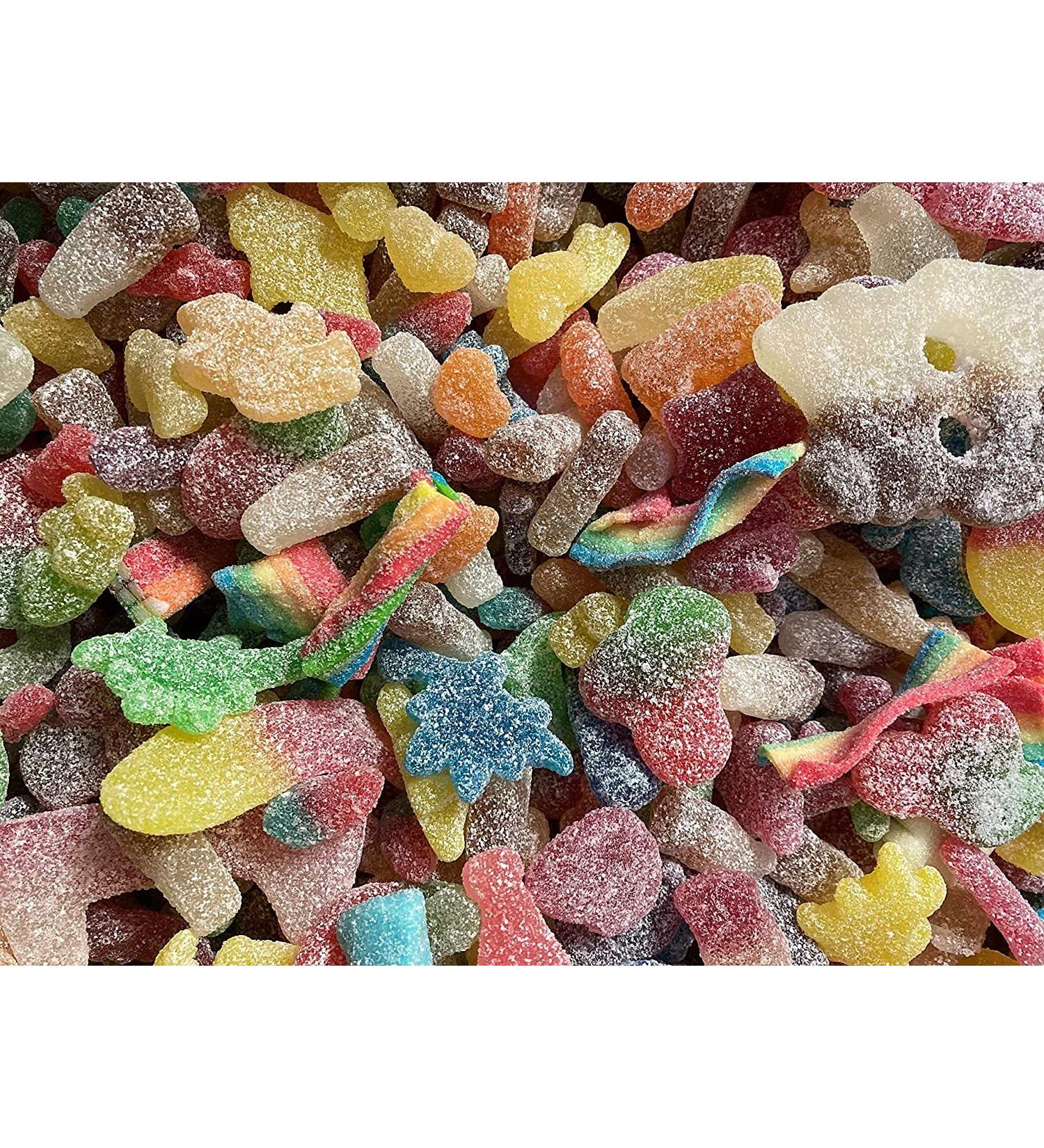 1KG - Vegan Fizzy Sweet Assortment - Fruit Flavour - Pick and Mix - Vegan Sweets