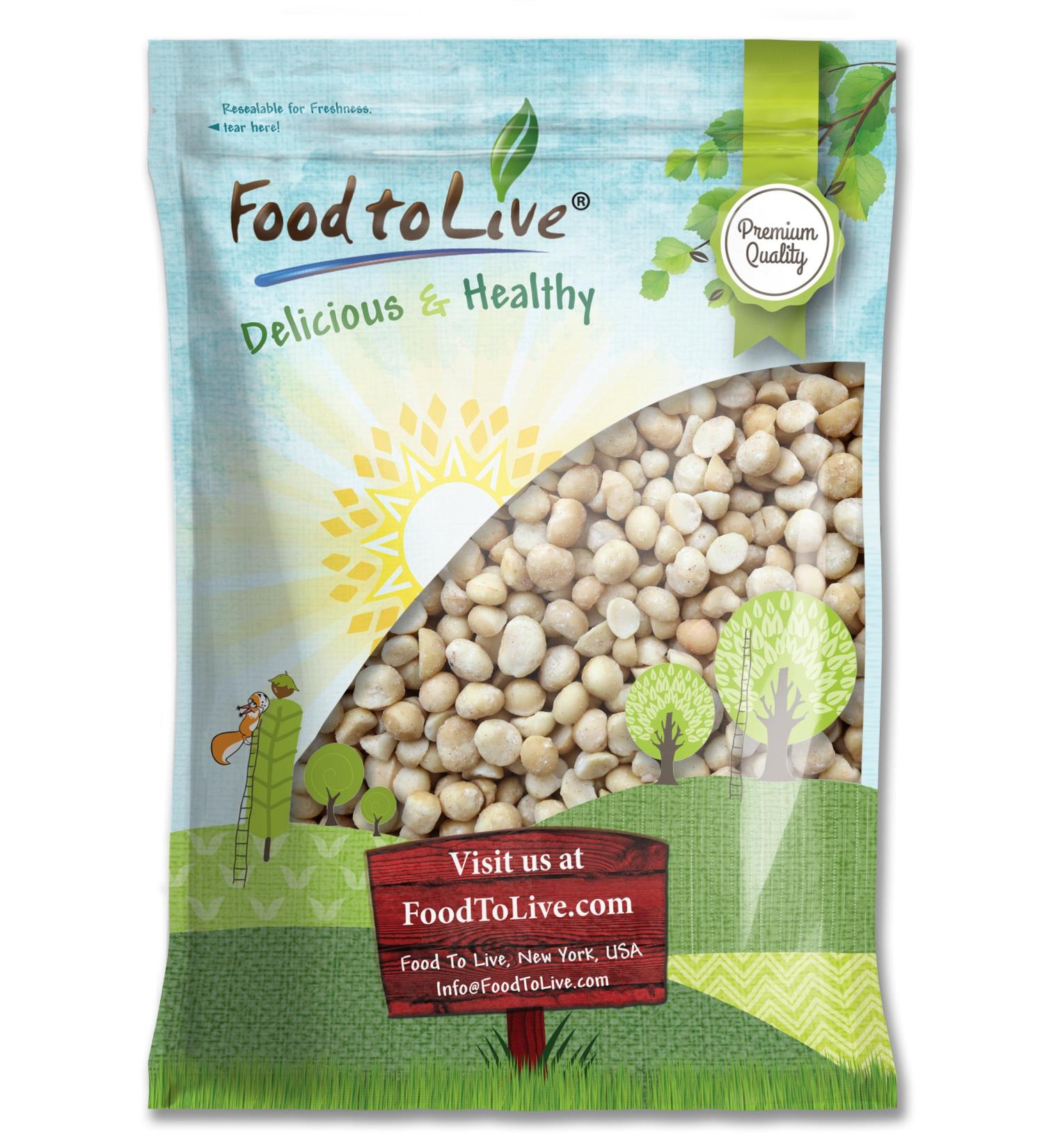 Buy Raw Macadamia Nuts - 5 Pound Bulk Pack | Premium Quality - Buy Online on GoSupps.com