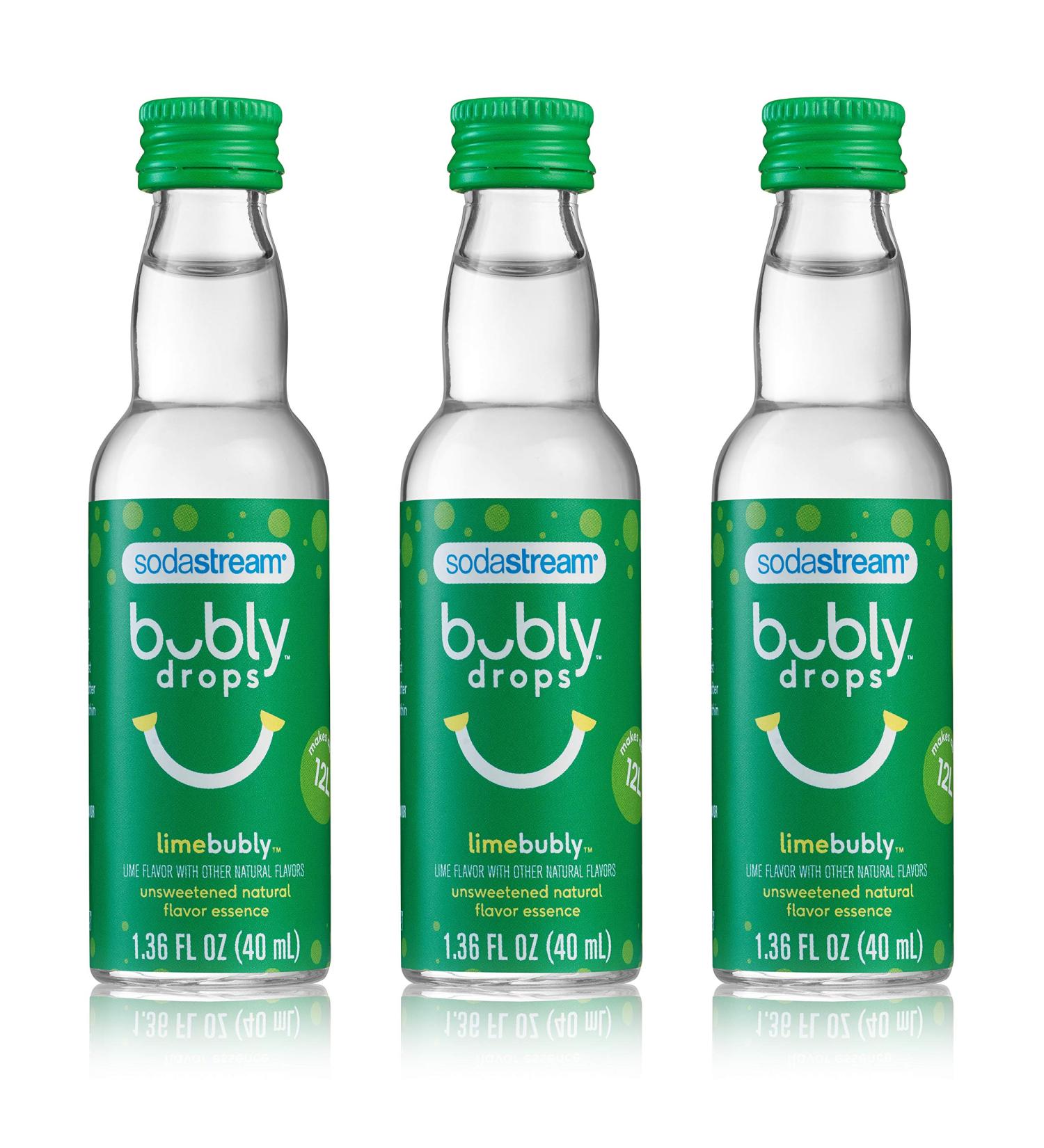 SodaStream Bubly Drops Lime 4.08 Fl Oz - Refreshing Flavor Enhancer - Buy Online on GoSupps.com