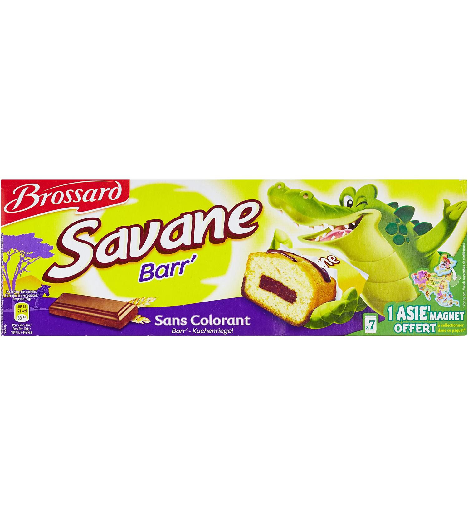 Brossard Savannah Pocket Barr' Chocolate 189g - Buy Online on GoSupps.com