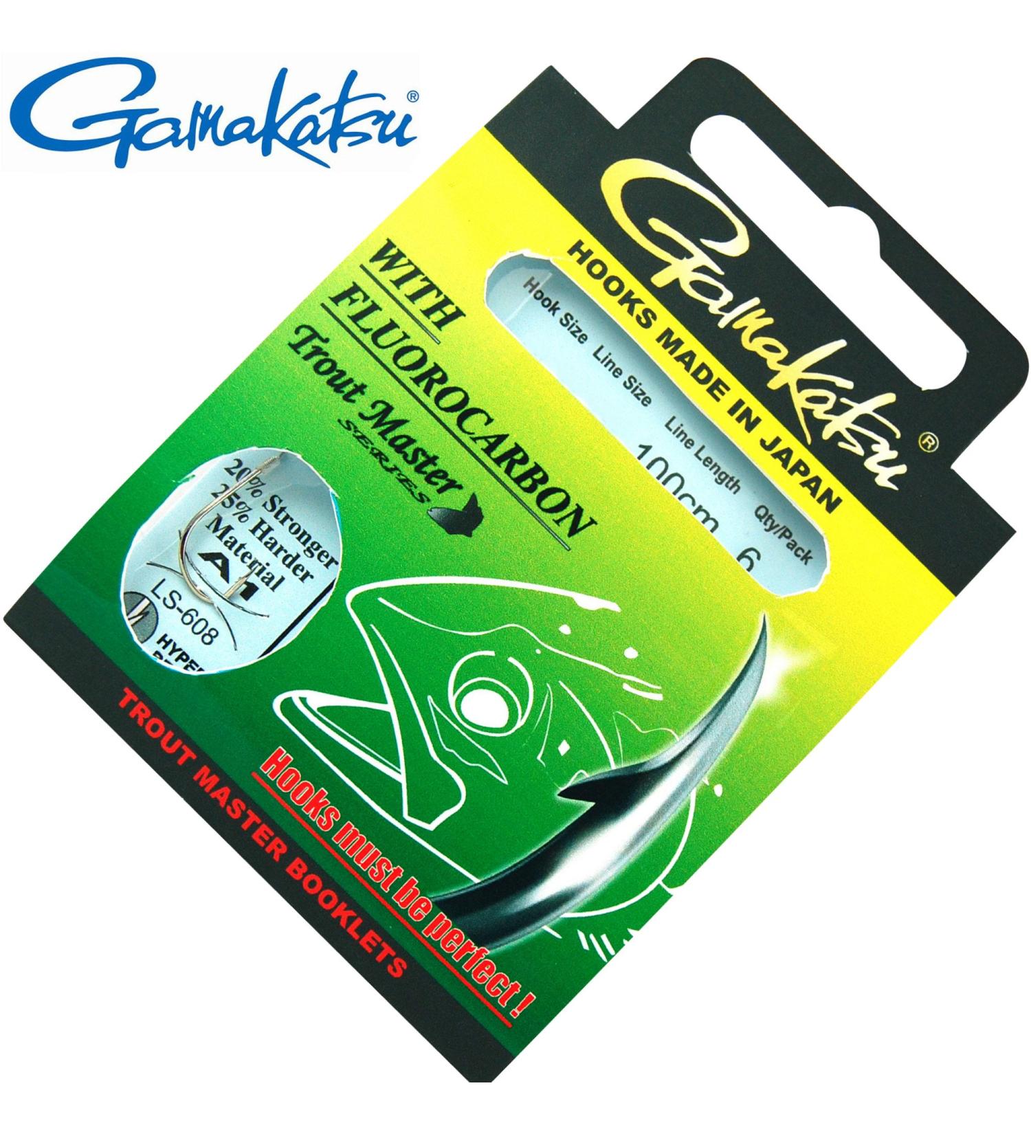 Gamakatsu LS-608 Trout Master Series Fishing Hooks - 100cm Size 6 6 Bound for Trout Fishing - Premium Quality Trout Hooks - Buy Online on GoSupps.com