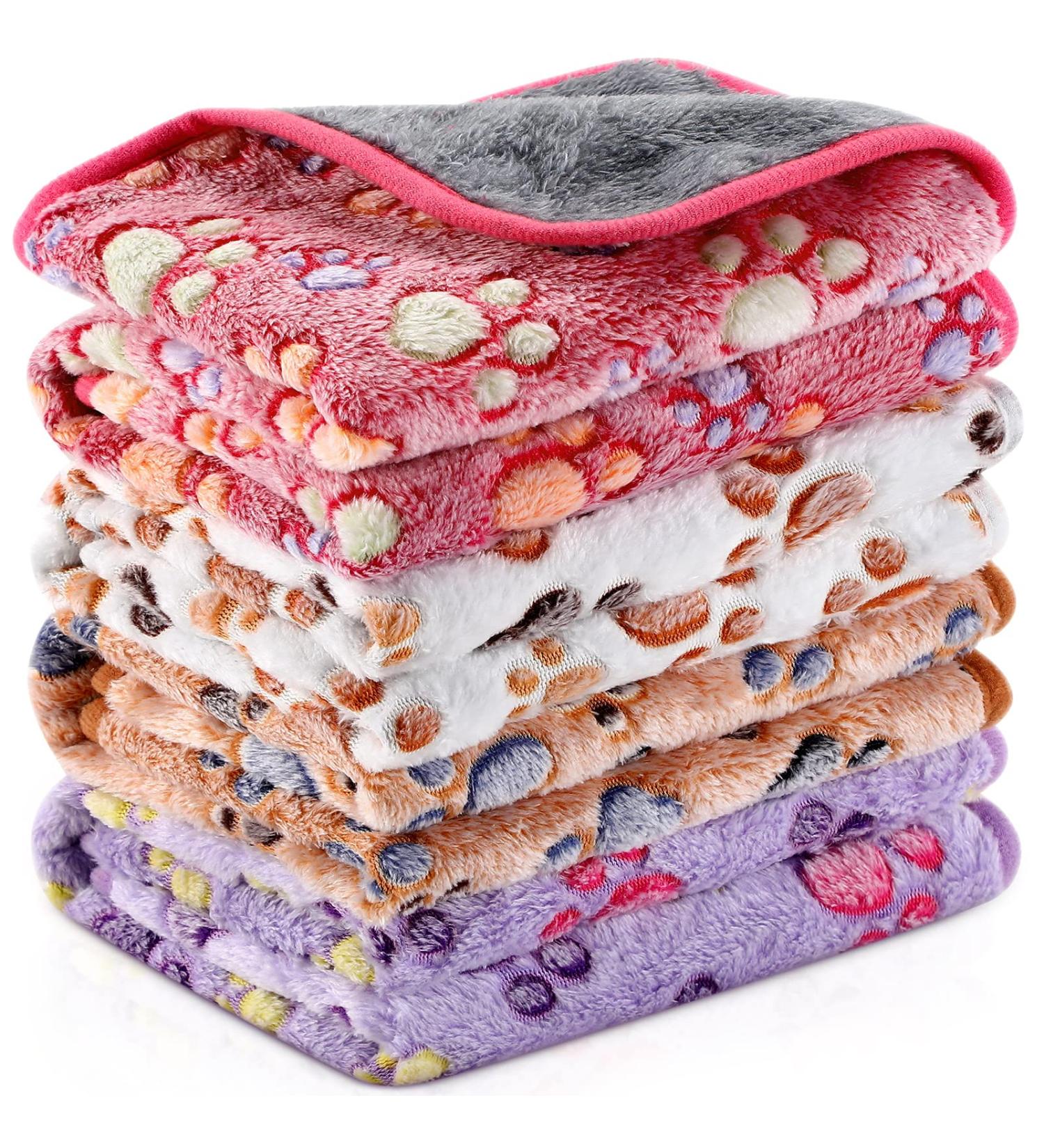 4 Pcs Waterproof Guinea Pig Blankets Washable Small Animal Fleece Bedding Absorbent Guinea Pig Cage Liners Reusable Pet Pee Pad Sleep Mat Pad Cover for Hamster Ferret (Paw Print 12 x 12 Inch) Paw Print 12 x 12 Inch - Buy Online on GoSupps.com