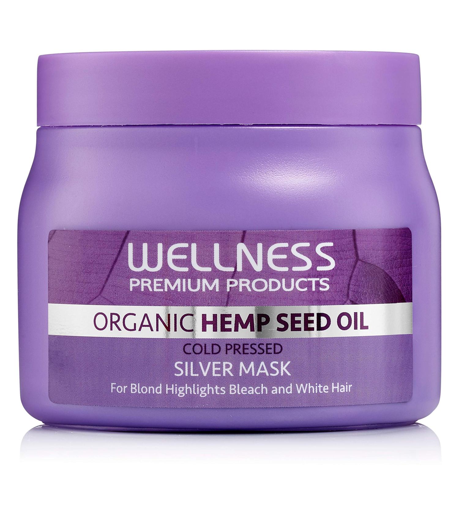 Silver Conditioning Treatment Mask for Blonde & Grey Hair - Eliminates Brassiness & Yellow Undertones - 500ML - Buy Online on GoSupps.com