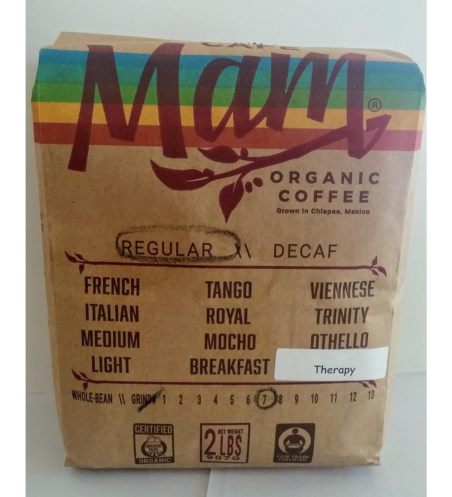Organic Enema Coffee 2 lbs by Cafe Mam - Gerson Institute Recommended - Buy Online on GoSupps.com