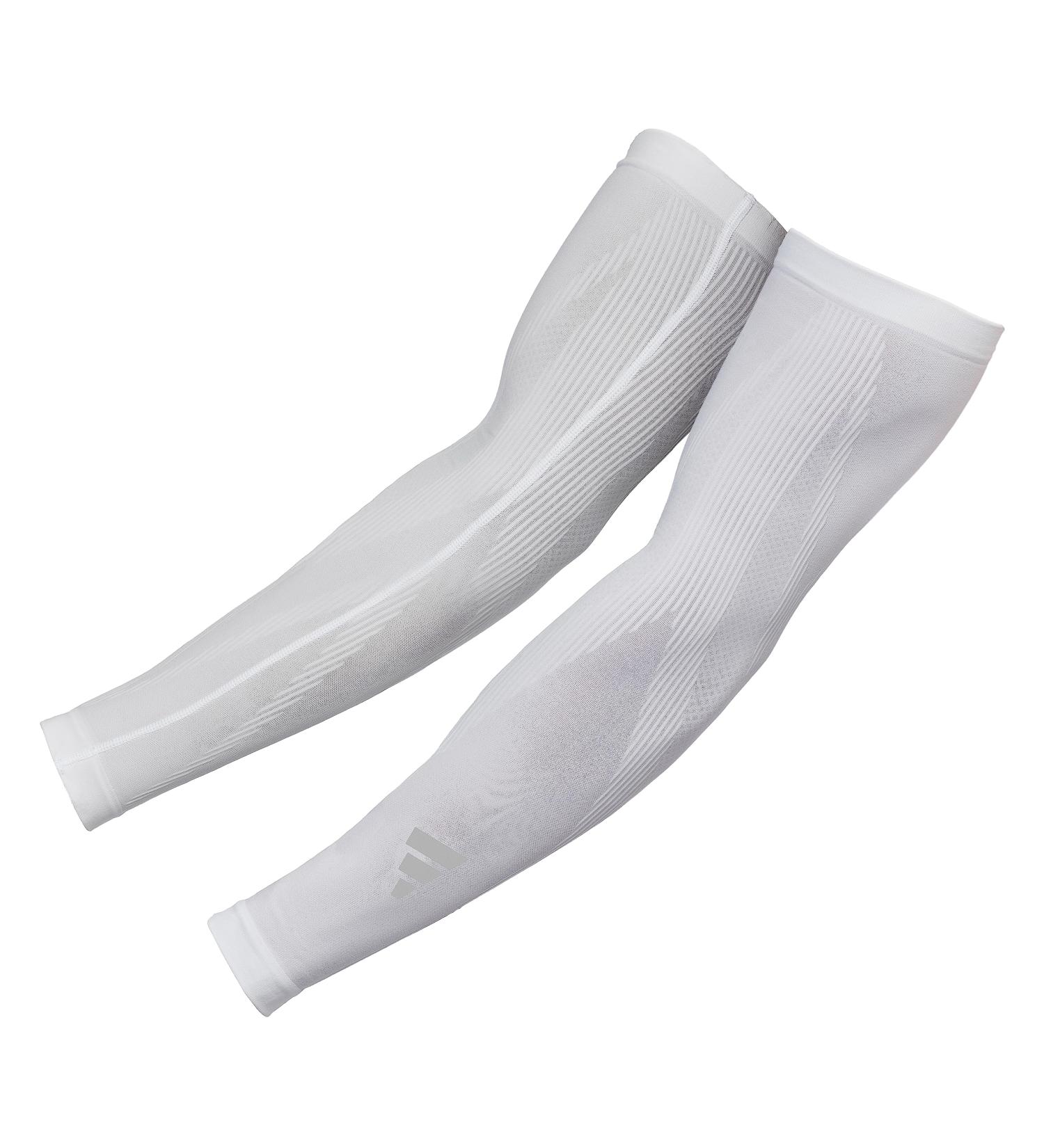 Buy Adidas Compression Arm Sleeves L/XL - White | Optimal Support 35-50 cm Biceps | International Shipping - Buy Online on GoSupps.com
