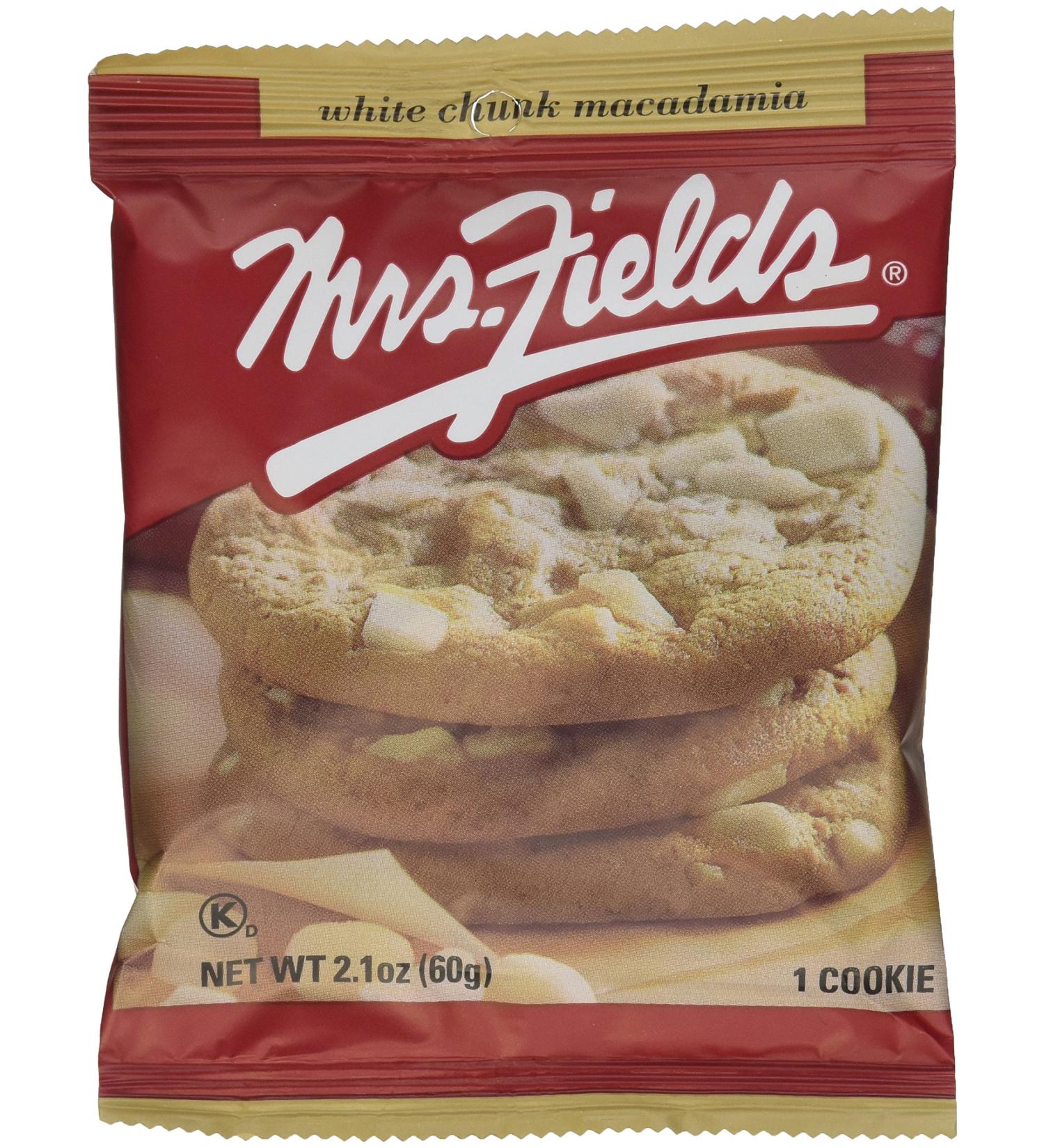 Mrs. Fields Jumbo White Chunk Macadamia Cookies - Pack of 12 | Individually Wrapped - Buy Online on GoSupps.com