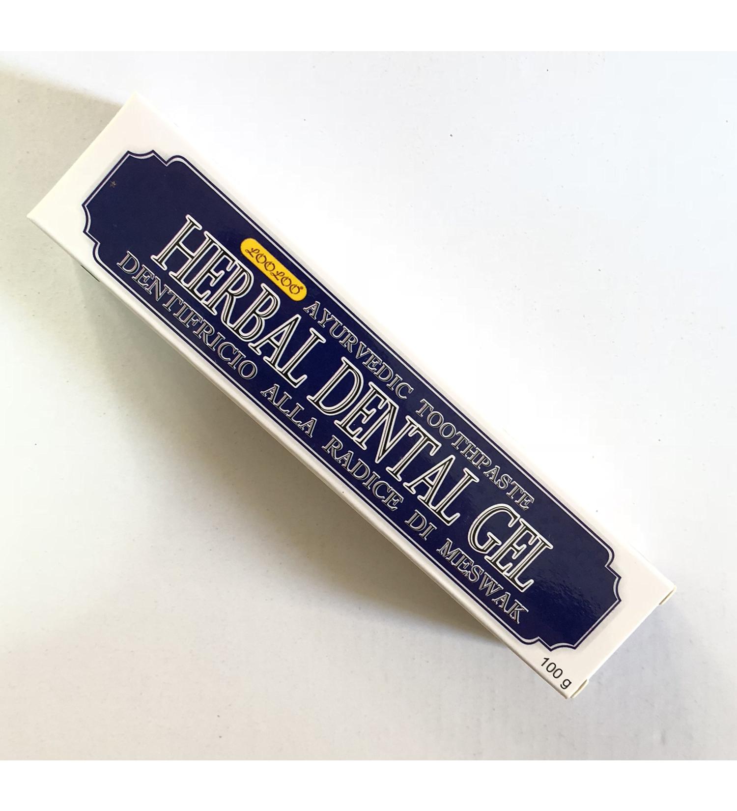 HERBAL DENTAL GEL AYURVEDICO - Meswak Root Toothpaste 100ml