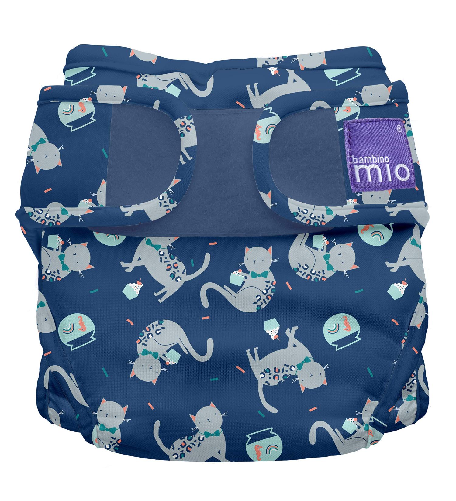 Bambino Mio Mioduo Cloth Diaper Cover - Confetti Cat Size 1 ( 9Kg) | Shop Internationally - Buy Online on GoSupps.com