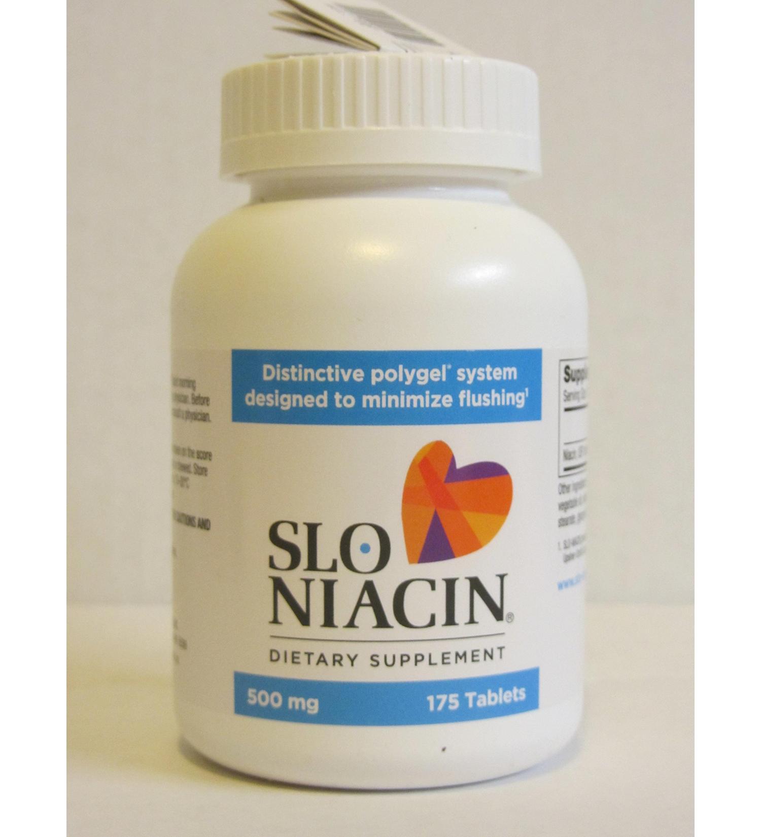 Slo-Niacin 500mg 2-Pack - 175 Tablets per Pack - Buy Online on GoSupps.com
