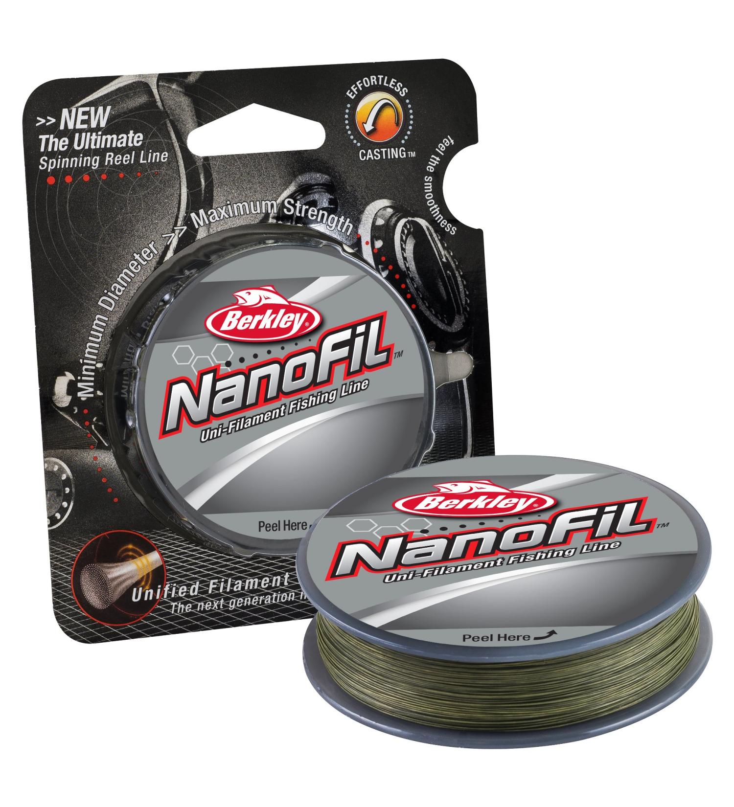 Berkley NanoFil 150yd Low-Vis Green Fishing Line - 6lb Strength - Buy Online on GoSupps.com