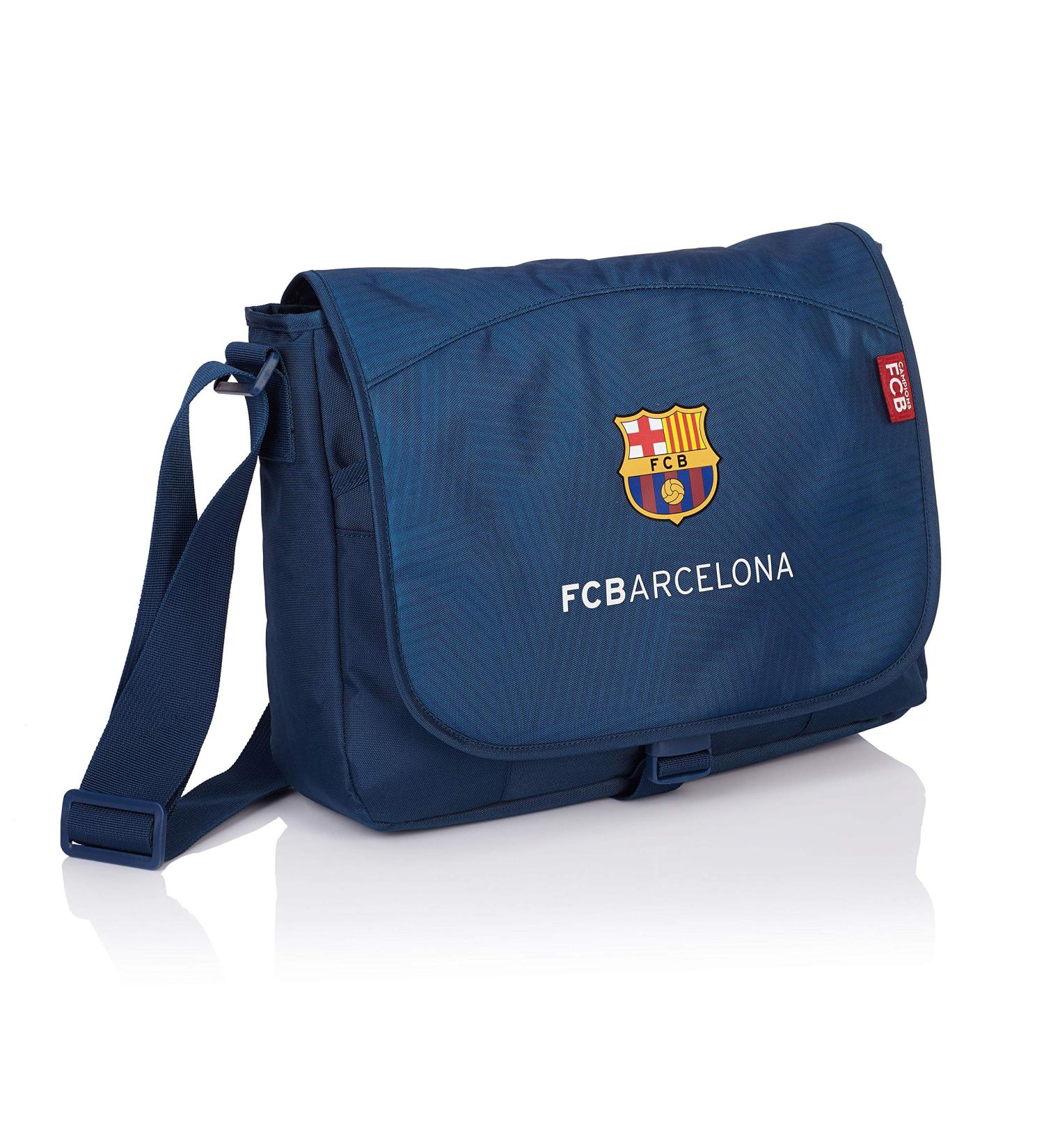 FC Barcelona The Best Team 5 Shoulder Bag - 35 cm Navy Blue | International Shipping - Buy Online on GoSupps.com