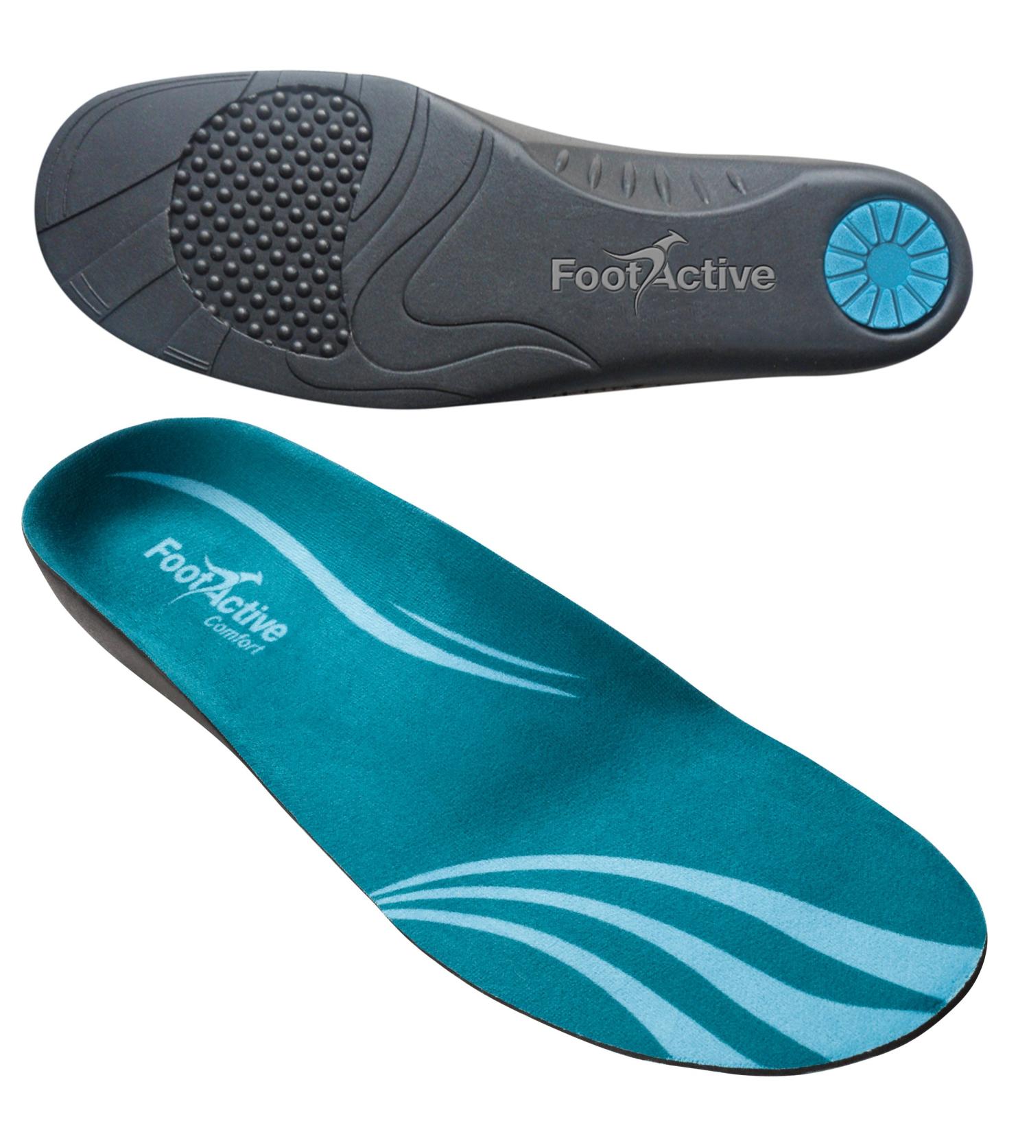 FootActive COMFORT Premium Insoles - Small Blue (UK 5-6.5) - Buy Online on GoSupps.com