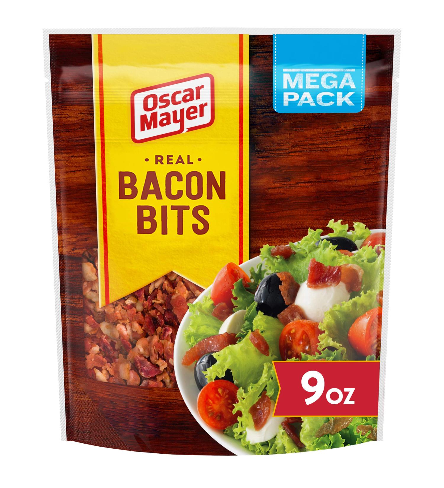 Oscar Mayer Hickory Smoke Bacon Bits - 9 oz Package - Buy Online on GoSupps.com