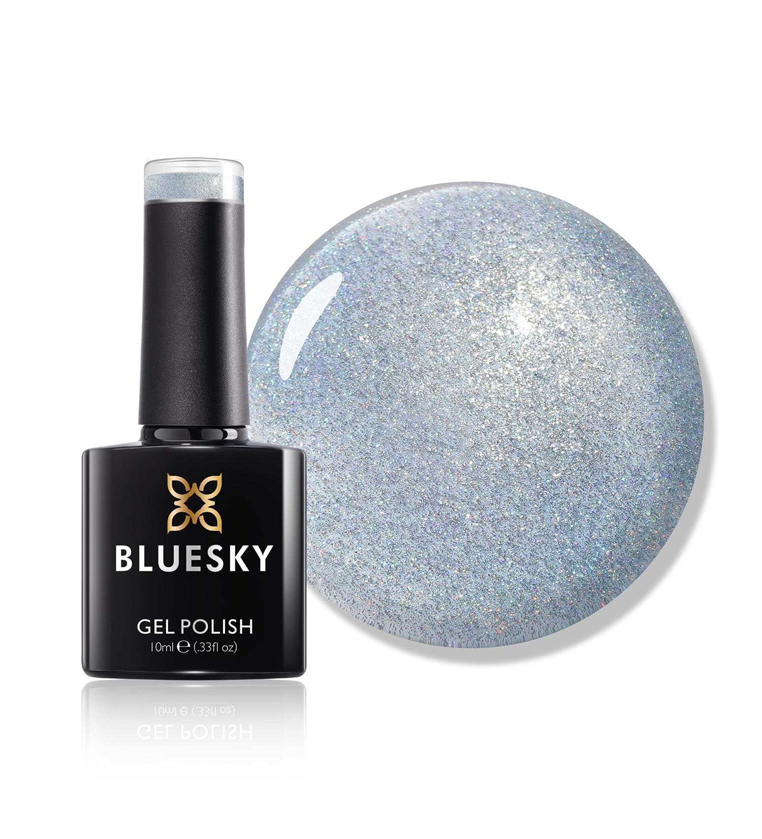 Bluesky Gel Nail Polish Prince Charming Ch05 Blue Glitter Long Lasting Chip Resistant 10 ml (Requires Curing Under UV LED Lamp) - Buy Online on GoSupps.com