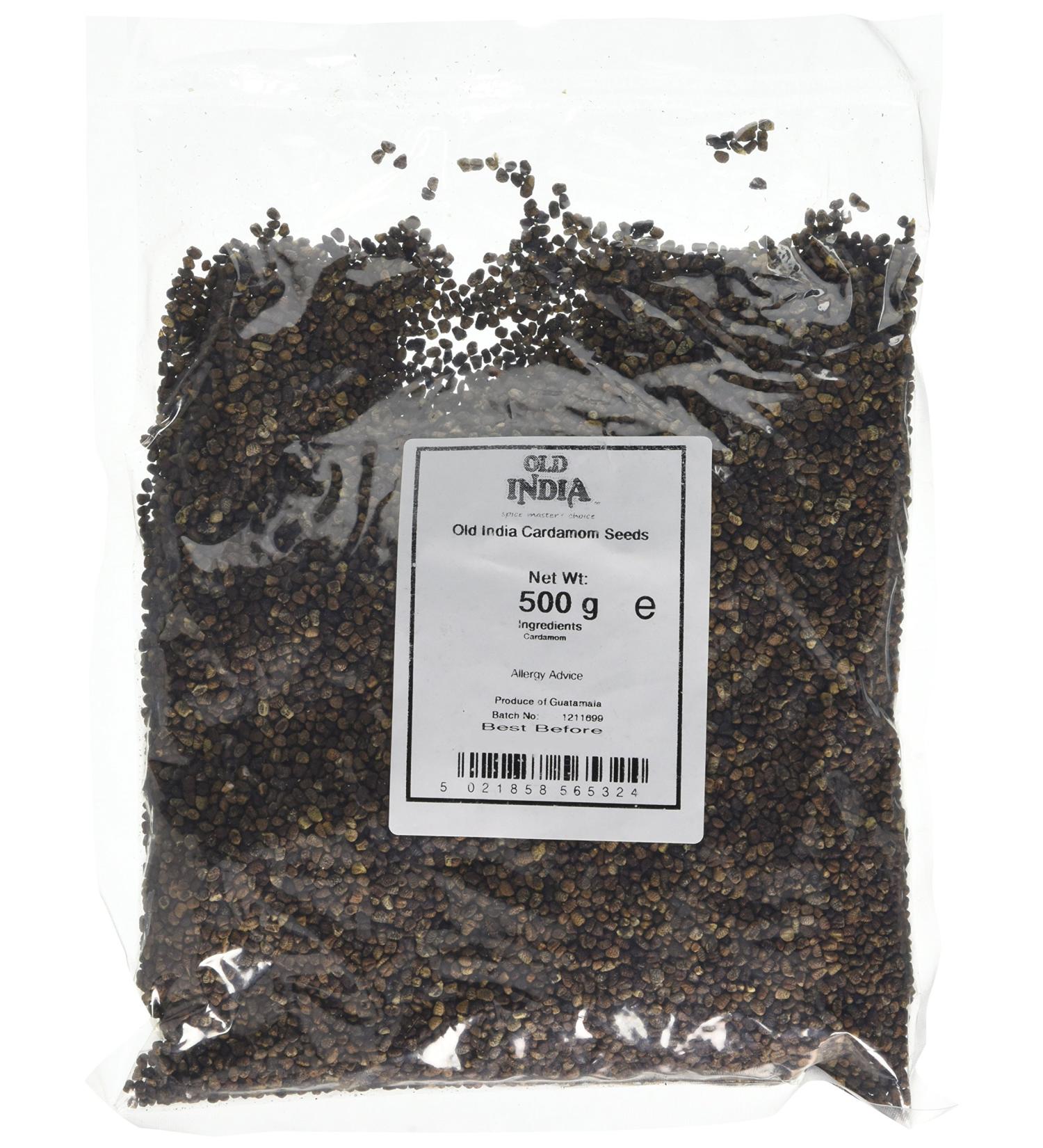 Premium Old India Cardamom Seeds - 500g | High-Quality Spice from India - Buy Online on GoSupps.com