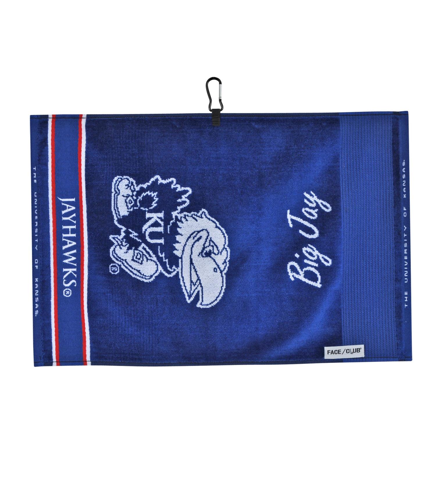 Team Effort Kansas Jayhawks Face/Club Jacquard Towel