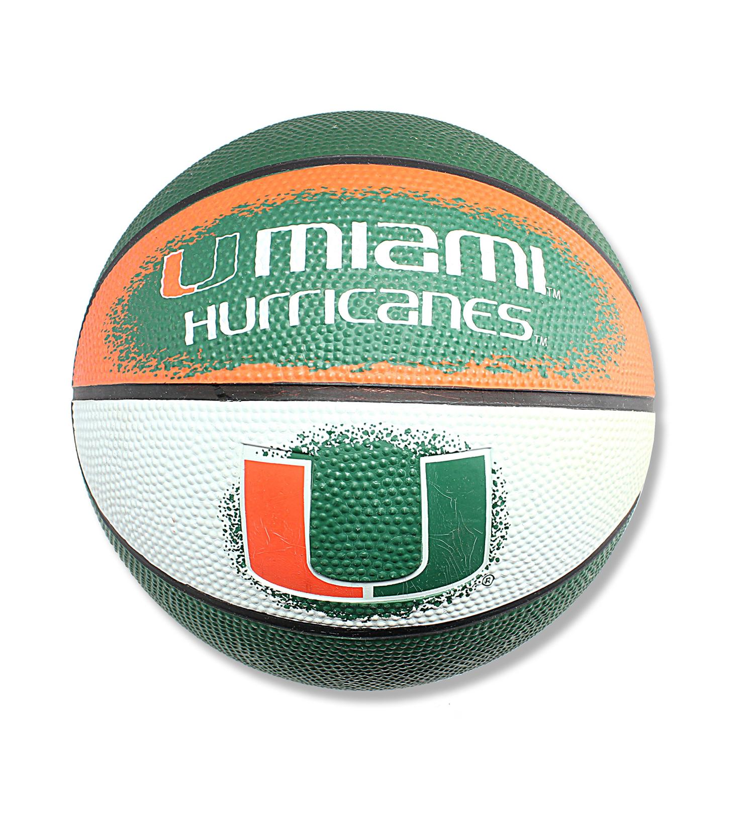 NCAA Miami Hurricanes Mini Basketball, 7-Inches
