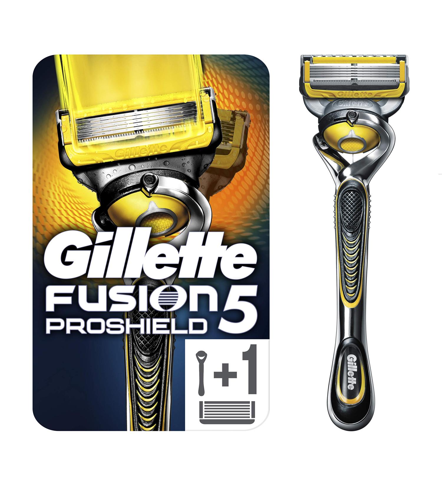 Buy Gillette Fusion 5 ProShield Men's Razor Precision Trimmer & Lubricating Strip | Fast International Shipping - Buy Online on GoSupps.com