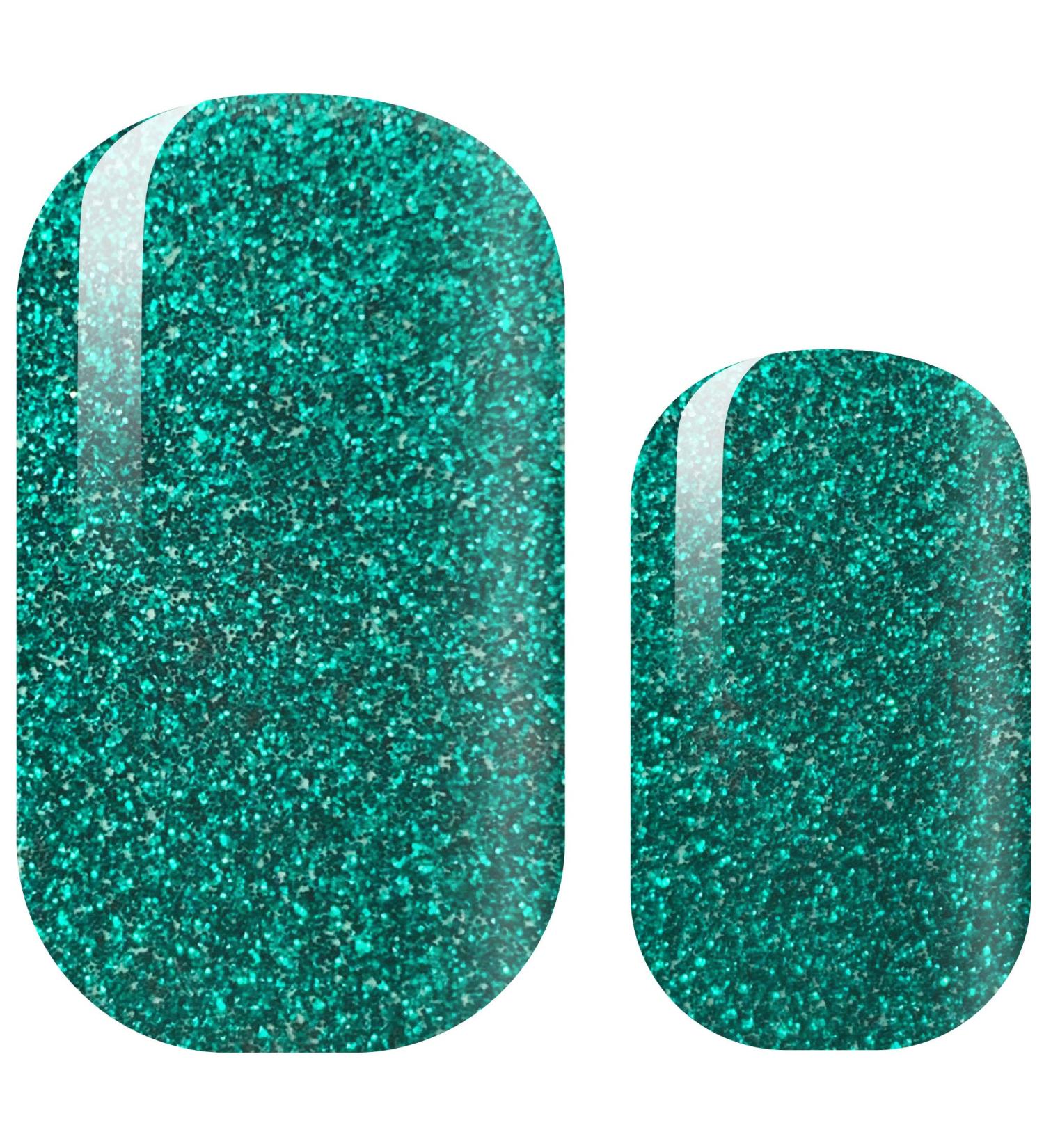 AVOA Beauty Nail Foil - Teal Me More | Long-Lasting Glitter Nail Wraps | Self-Adhesive 16 Pack - Buy Online on GoSupps.com