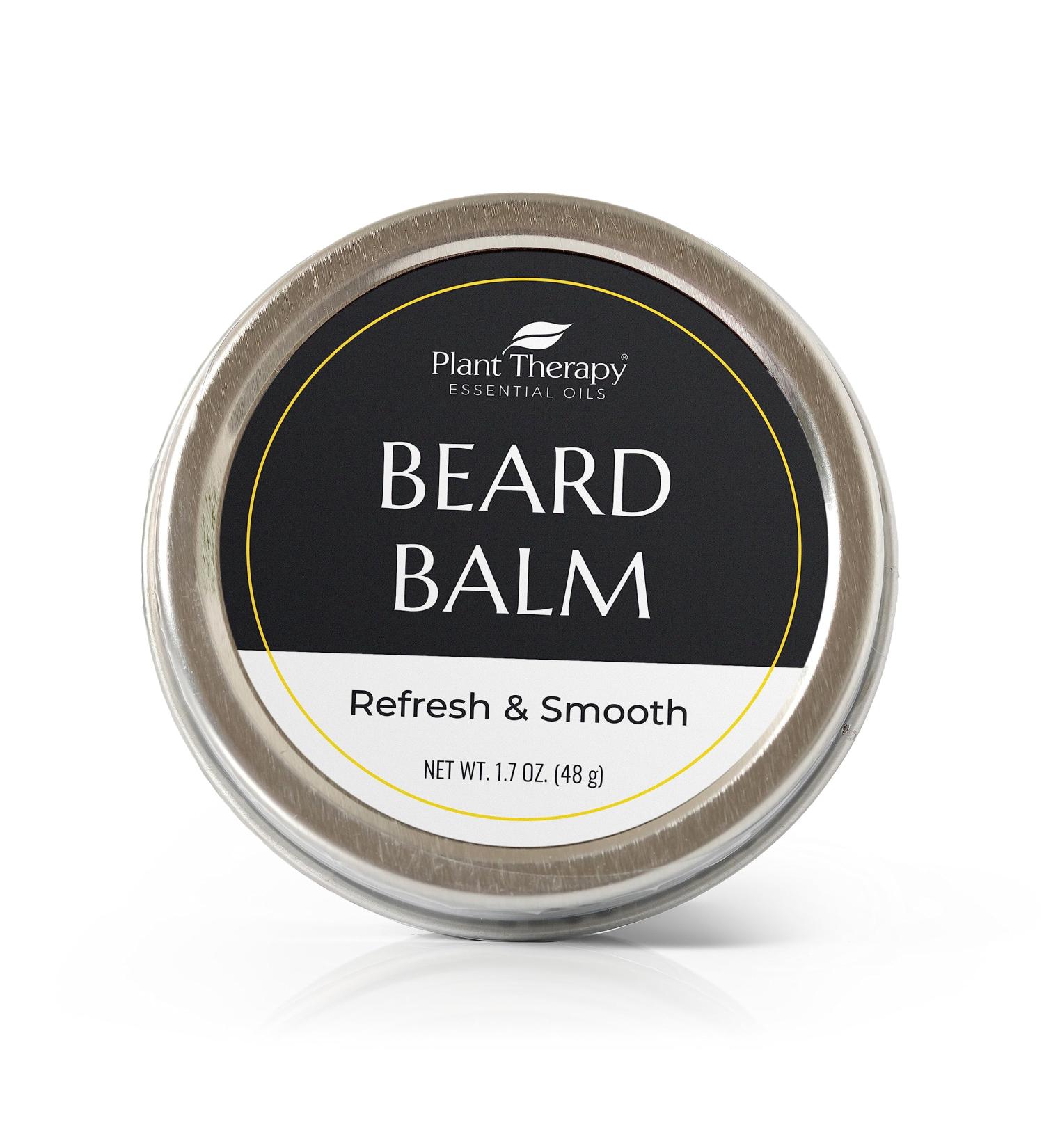 Plant Therapy Hair Therapy Beard Balm 1.7 oz - Hydrating & Soothing with Shea Butter Argan Oil & Millet Seed for a Smooth Beard - Buy Online on GoSupps.com