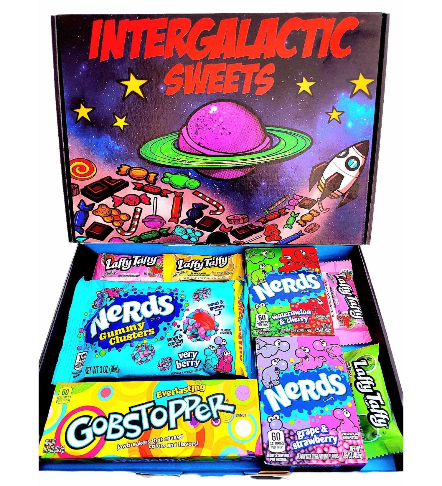 American Nerds Gummy Clusters Sweets Hamper - Classic Retro USA Treats | 400g - Buy Online on GoSupps.com