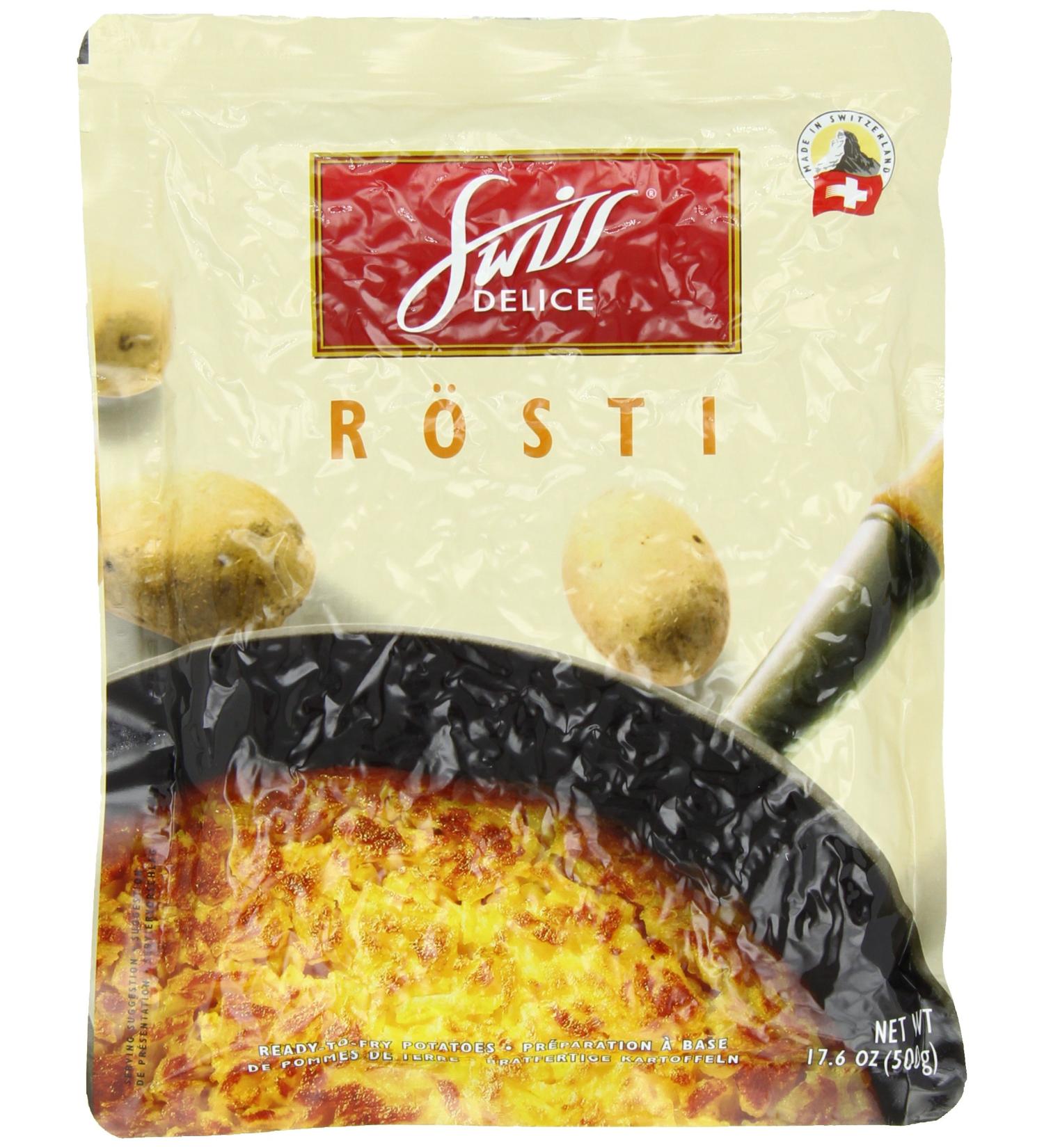 Swiss Delice-Rosti, 17.6-Ounce (500 Grams) (Pack of 10), 1.1 Pound (Pack of 10)